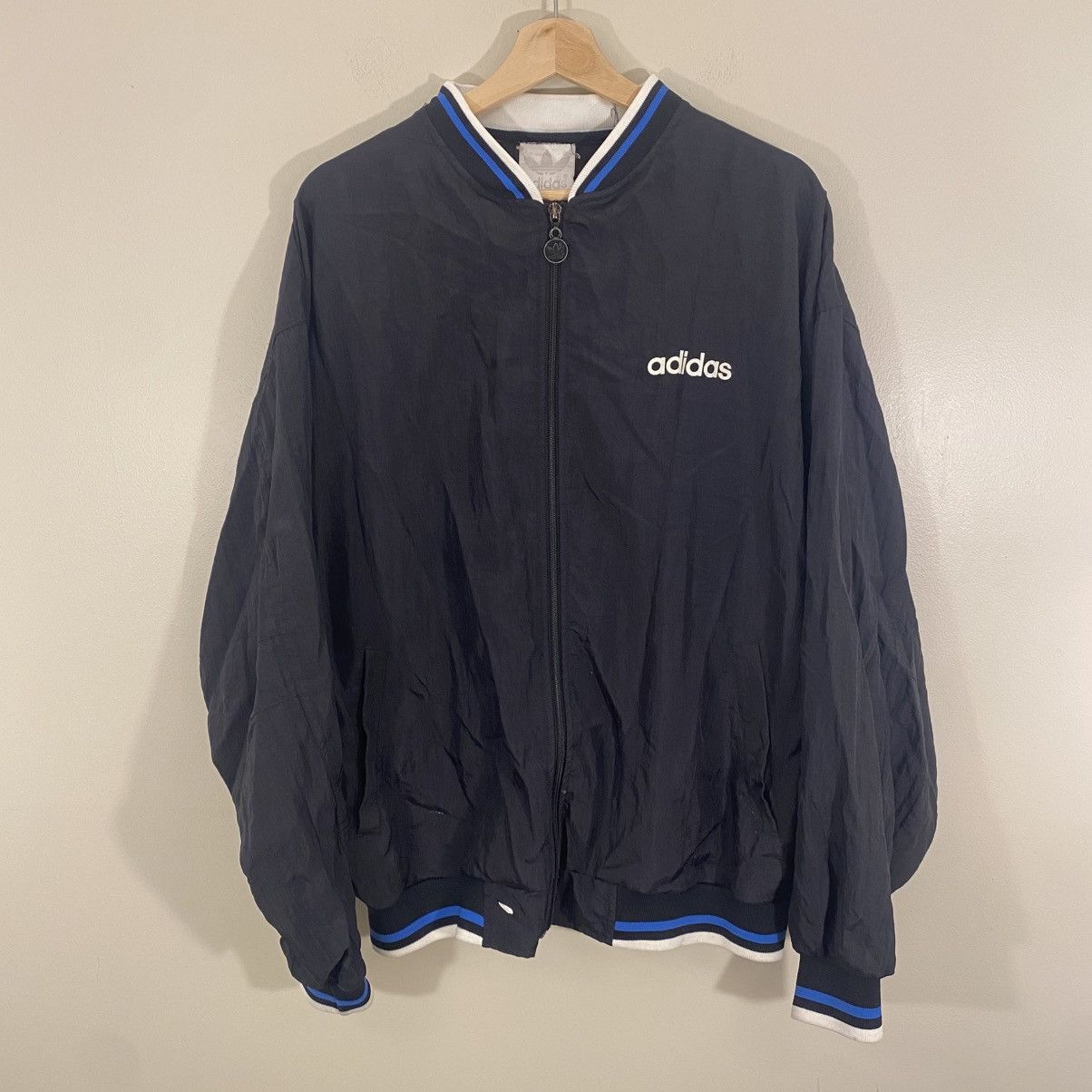 Adidas × Vintage Vintage 90s Adidas Windbreaker Track Jacket Baggy XL Size US XL / EU 56 / 4 - 3 Thumbnail
