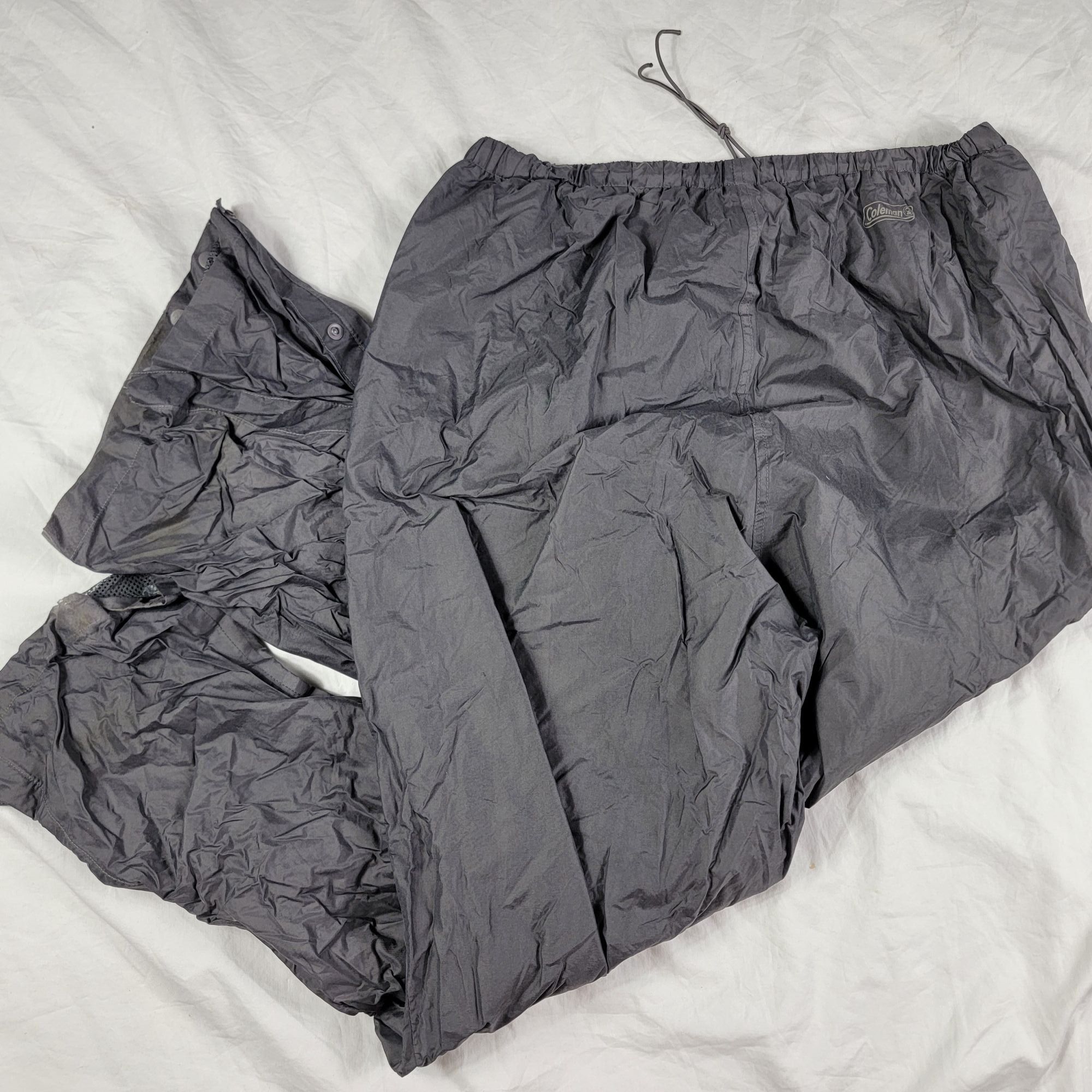 Coleman Coleman Mens XL Black Nylon Pants Rain Outdoors Casual Work Size US 44 / EU 60 - 2 Thumbnail