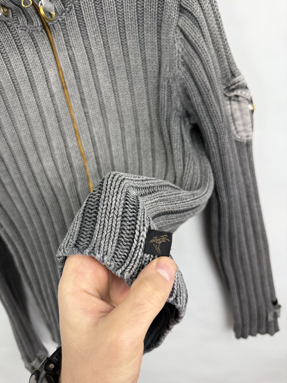 Columbia 🇺🇸 Vintage Y2K Columbia Opium Style Knitted Sweater Retro Size L / US 10 / IT 46 - 7 Thumbnail