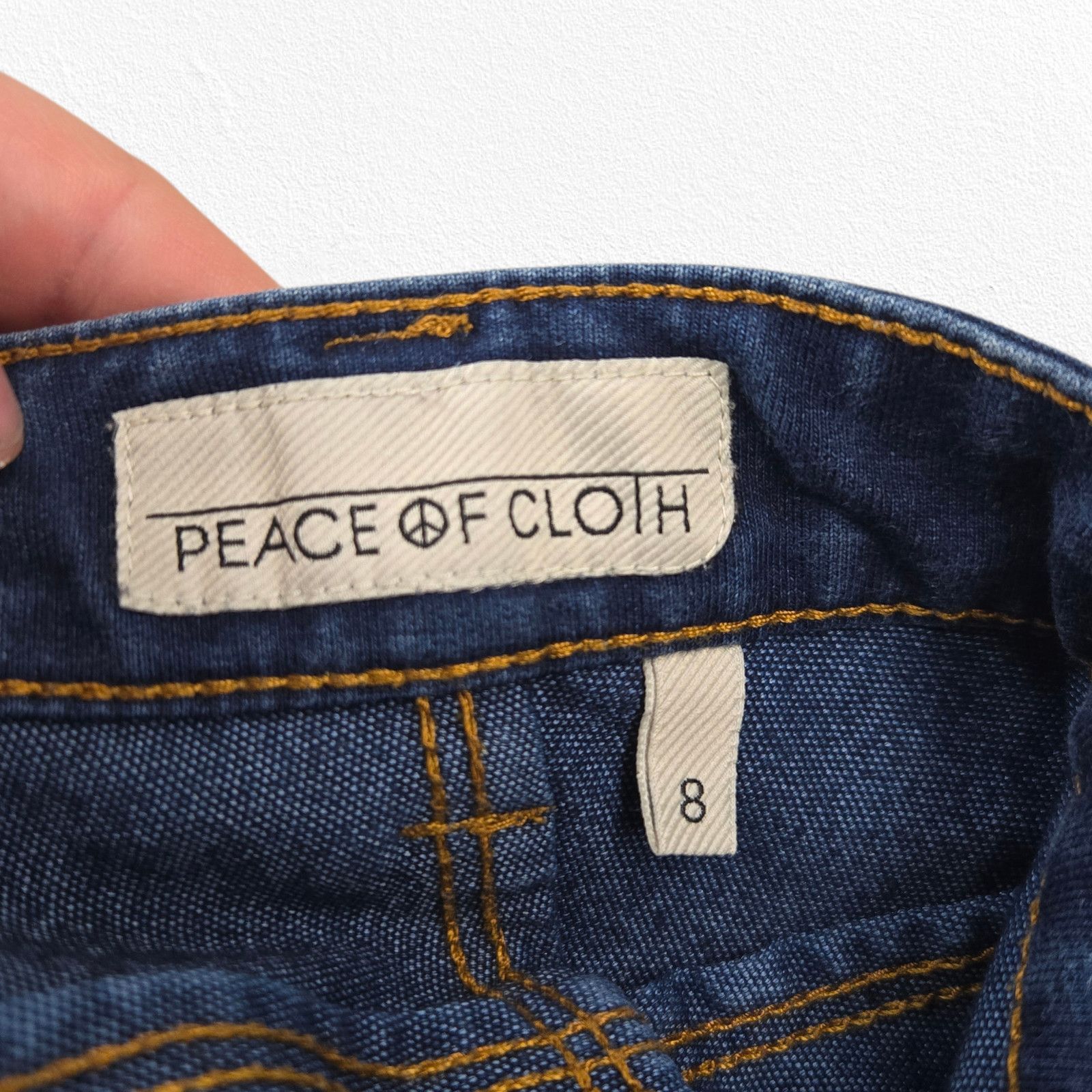 Other Dark Wash Mid Rise Straight Leg Stretch Denim Jeans Size 8 Size 30" / US 8 / IT 44 - 6 Thumbnail
