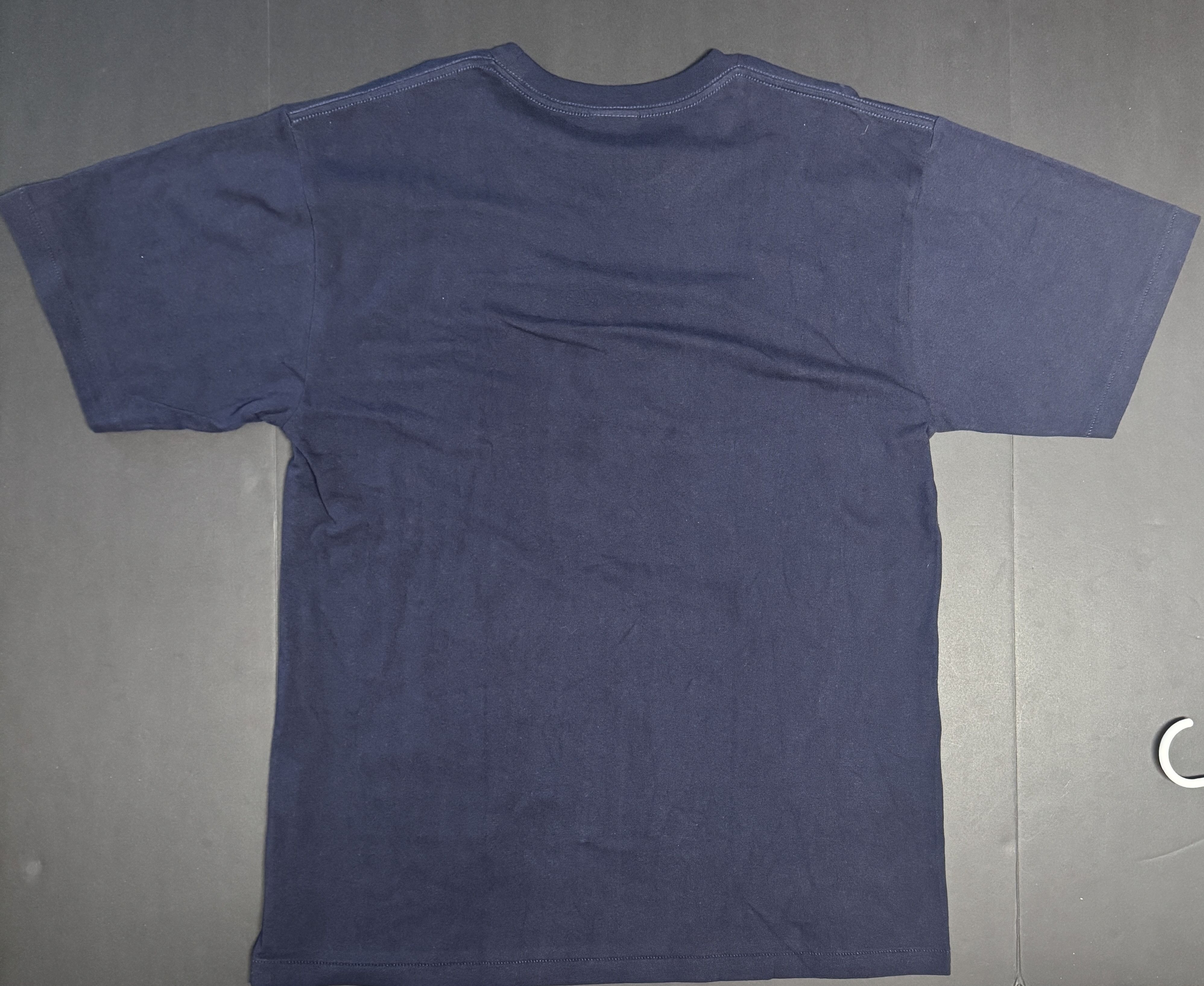 Bape BAPE Ape Crossbones College Tee Navy Size US XL / EU 56 / 4 - 6 Thumbnail
