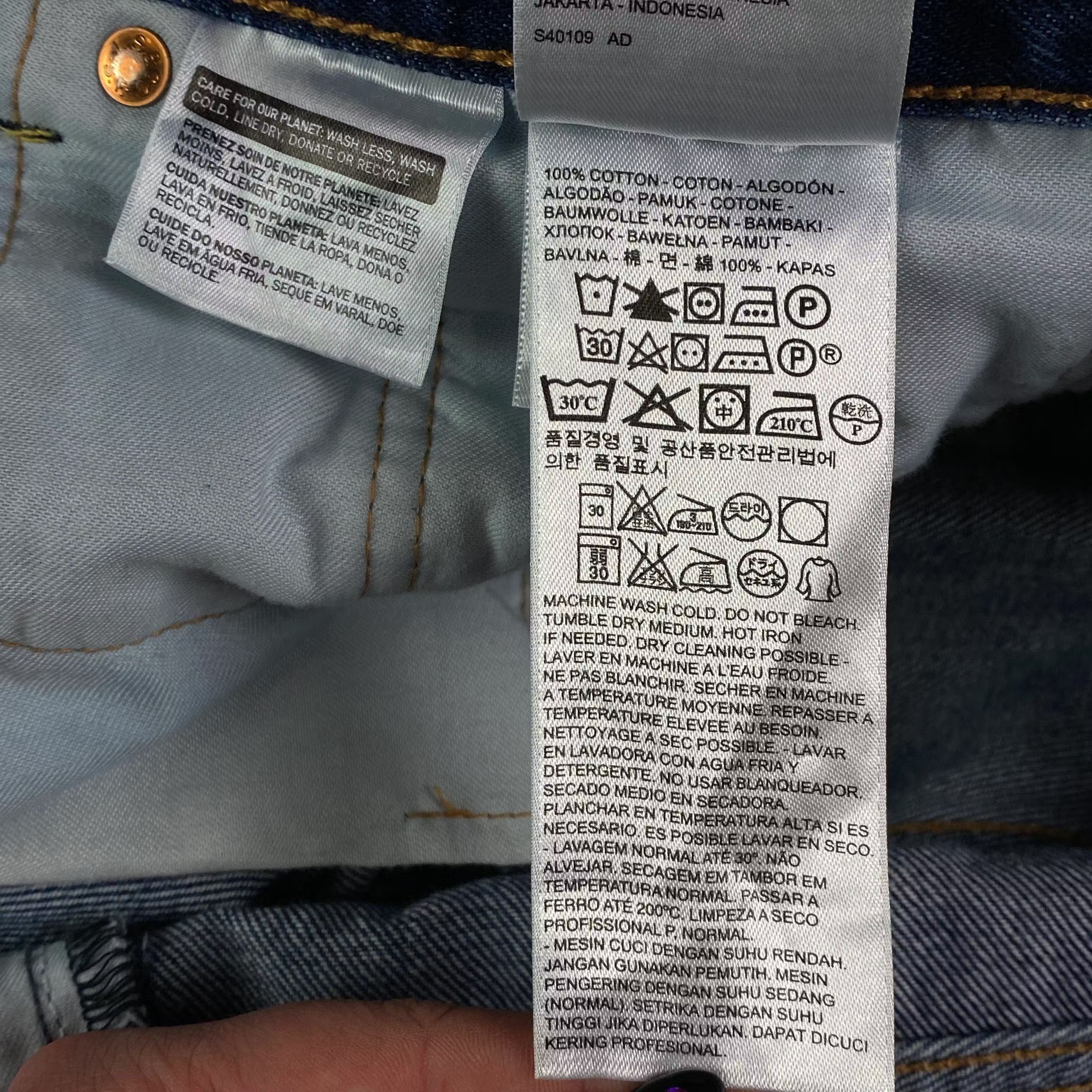 Levi's × Levi's Vintage Clothing × Vintage Mens Jeans Denim Levis Vintage Size 36 Size US 36 / EU 52 - 7 Thumbnail