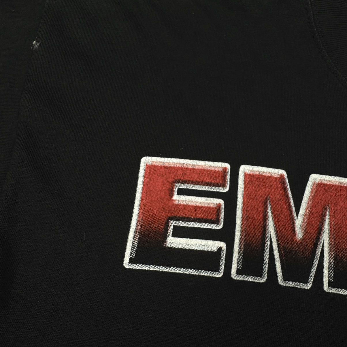 Rap Tees Vintage 90s Eminem Chainsaw Mask Rare Euro Rap T Shirt Size US L / EU 52-54 / 3 - 6 Thumbnail