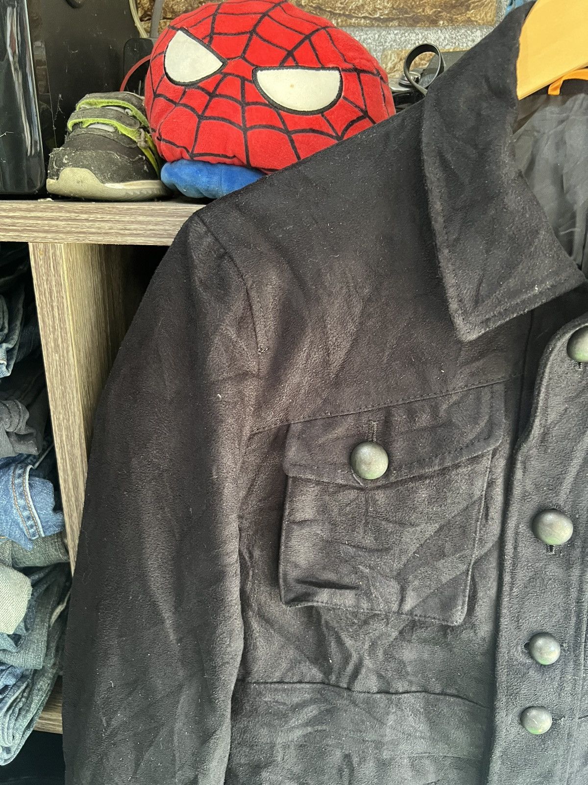 Takeo Kikuchi 🔥Vintage Takeo Kikuchi Suede Button Jacket Size US S / EU 44-46 / 1 - 5 Thumbnail