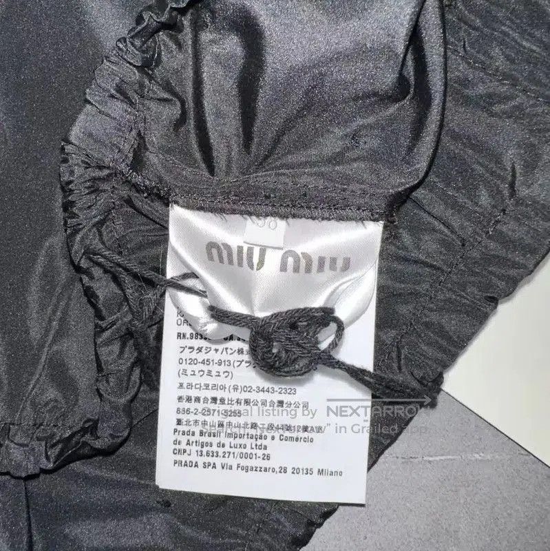 Miu Miu Miu Miu Summer Black Sleeveless T-Shirt . Size M / US 6-8 / IT 42-44 - 4 Thumbnail