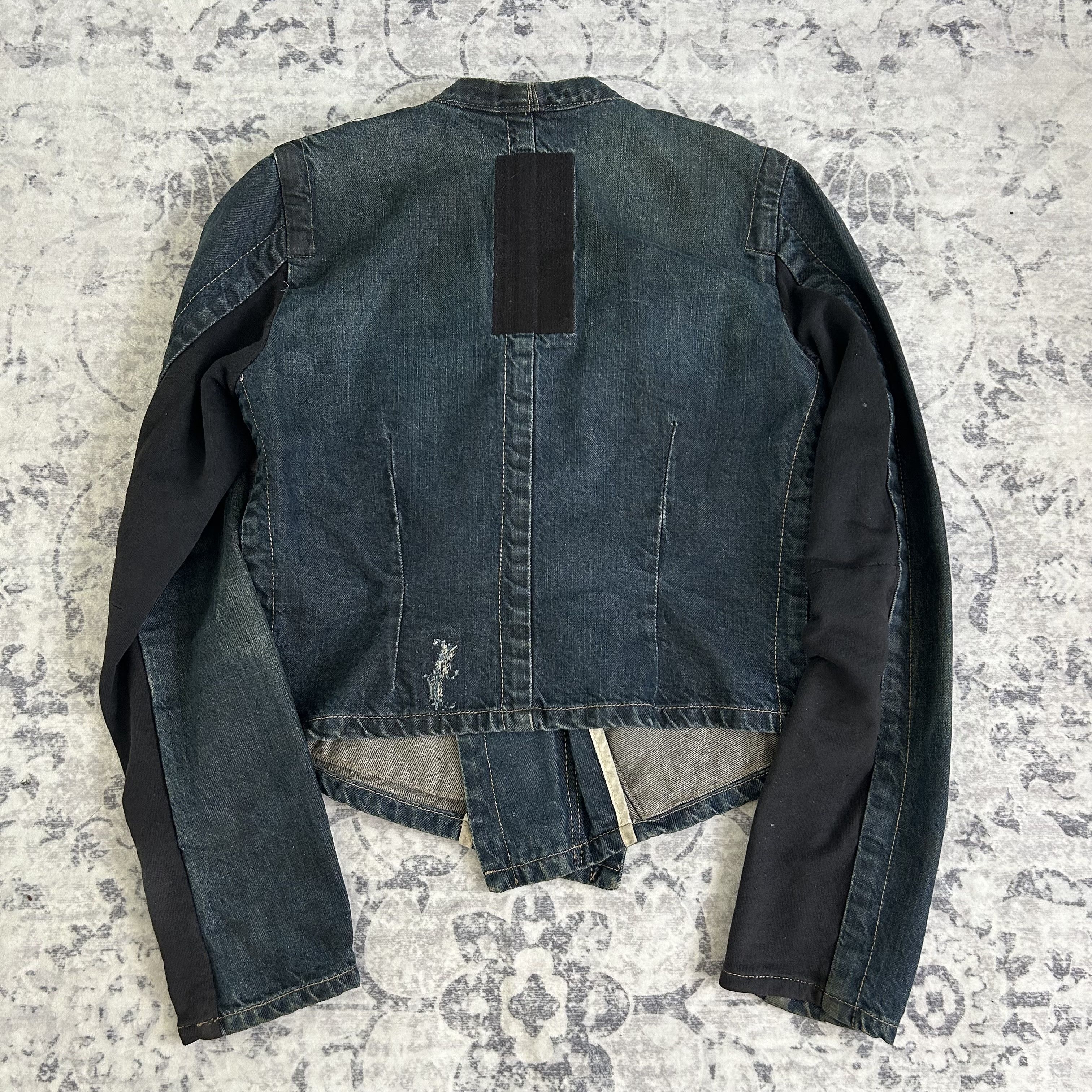 Rick Owens Drkshdw Rick Owens Slab Denim Jacket Size US S / EU 44-46 / 1 - 4 Thumbnail