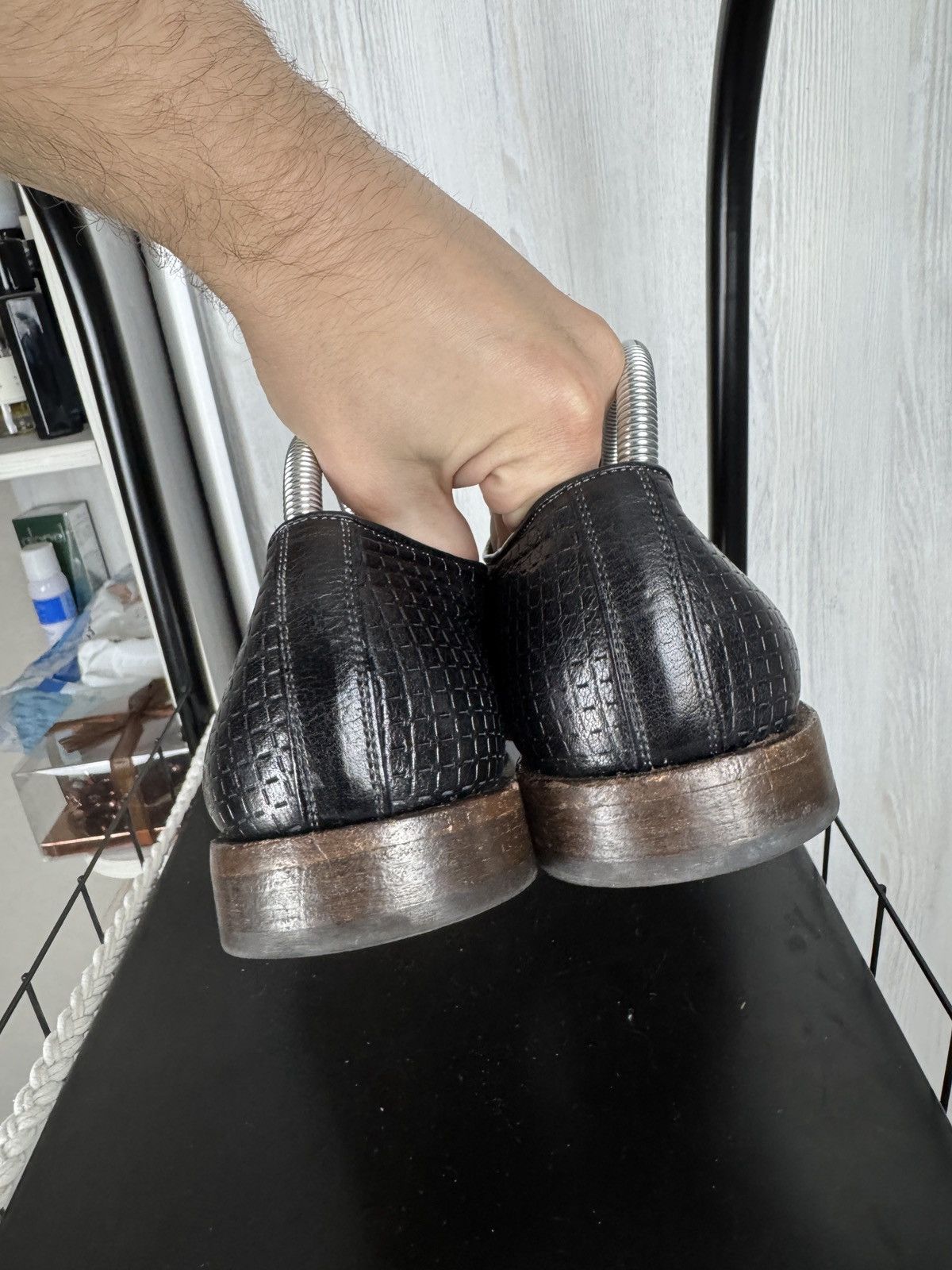 Other Camerlengo Perforated black leather derby Italy men’s shoes Size US 10 / EU 43 - 12 Thumbnail
