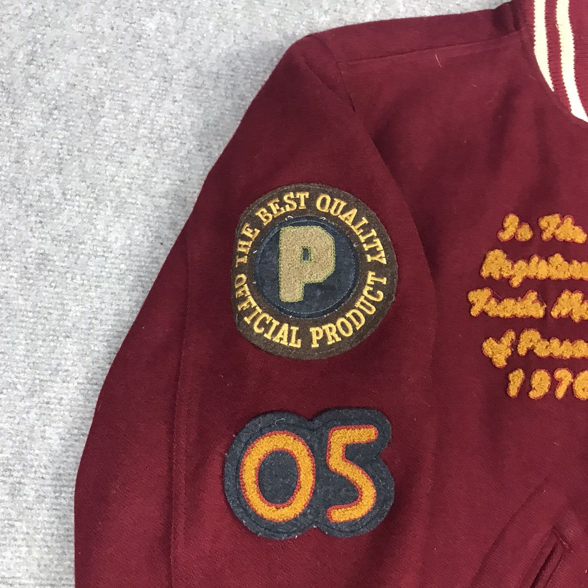 PERSON'S × Vintage PERSON’S VARSITY SNAP BUTTON JACKET Size US M / EU 48-50 / 2 - 4 Thumbnail