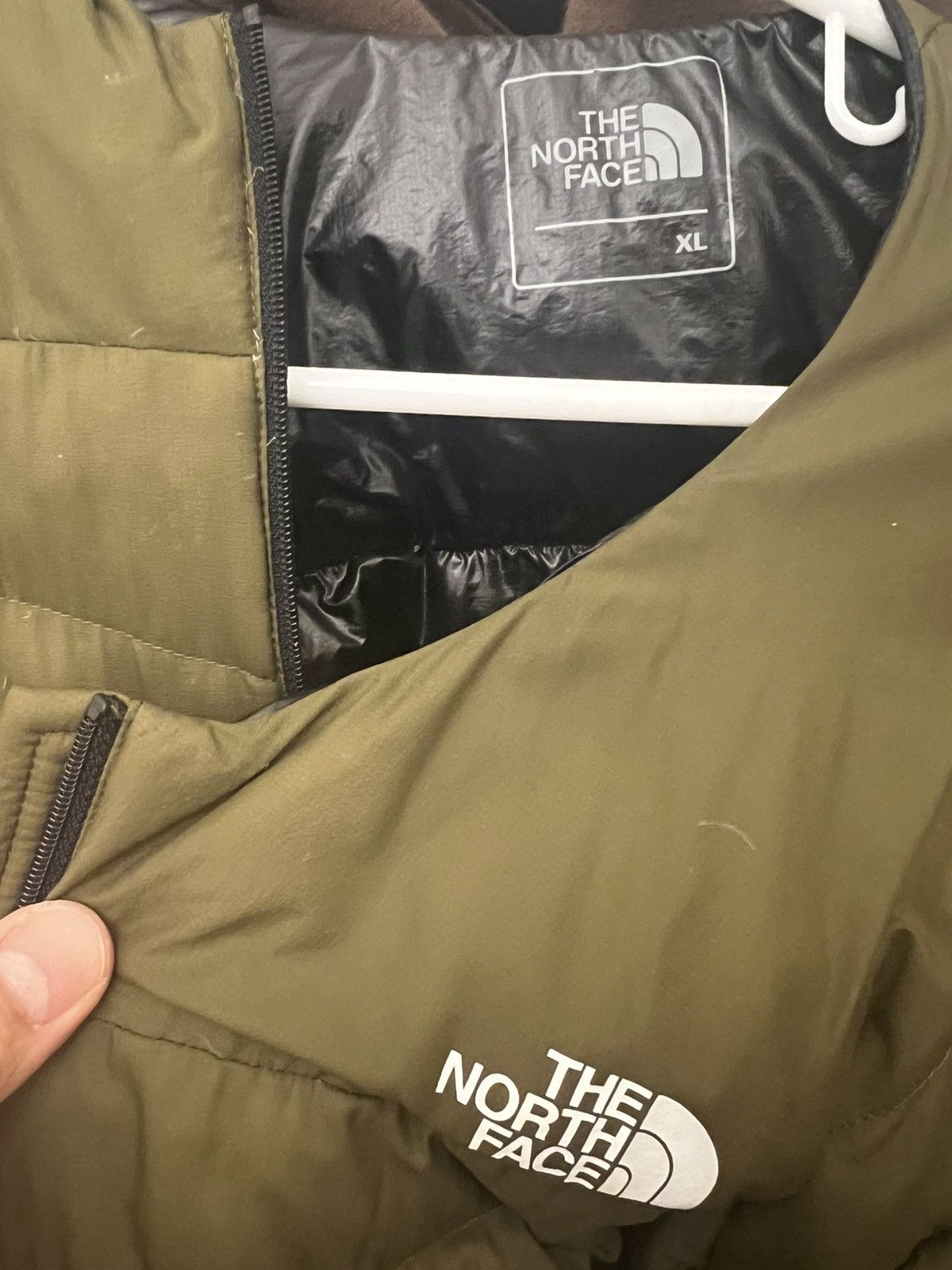 The North Face North face men’s XL olive green light puffer jacket Size US XL / EU 56 / 4 - 4 Thumbnail
