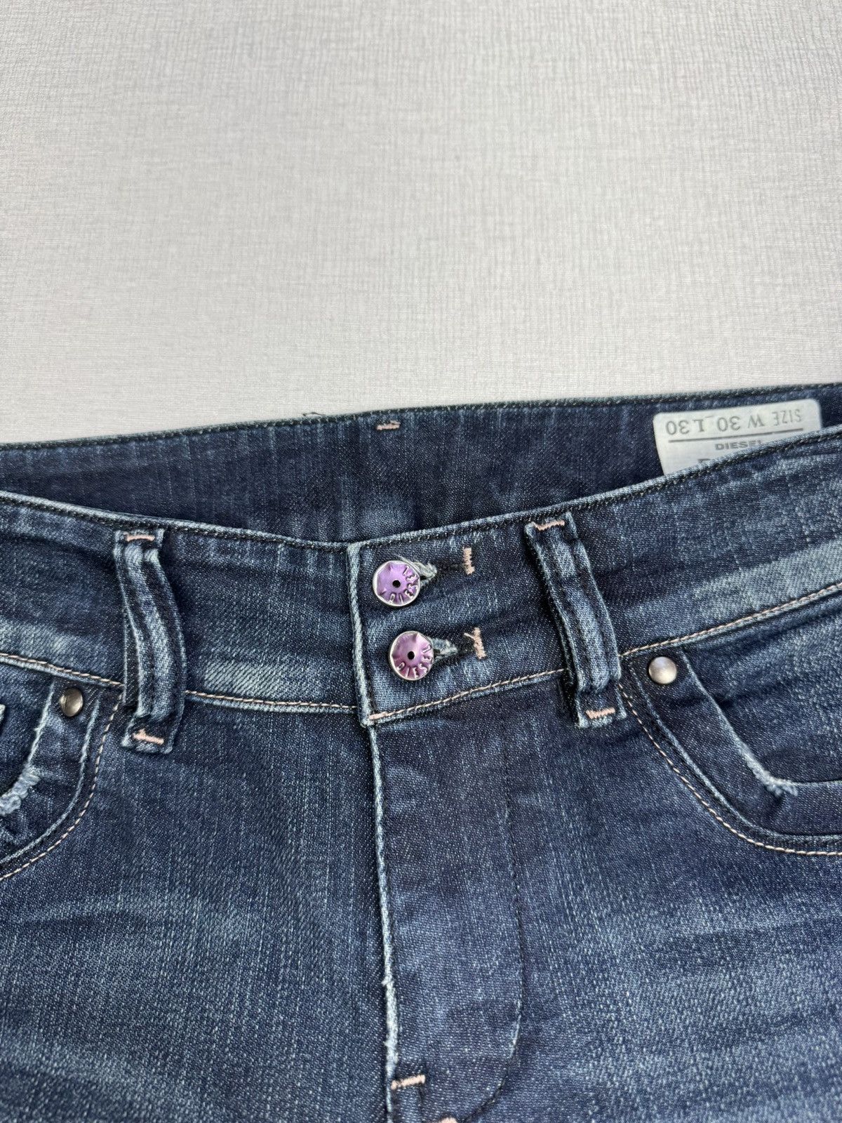 Diesel × Vintage Vintage Diesel Ronhar Flared Jeans Women’s Denim Y2K Pants Size 30" / US 8 / IT 44 - 5 Thumbnail