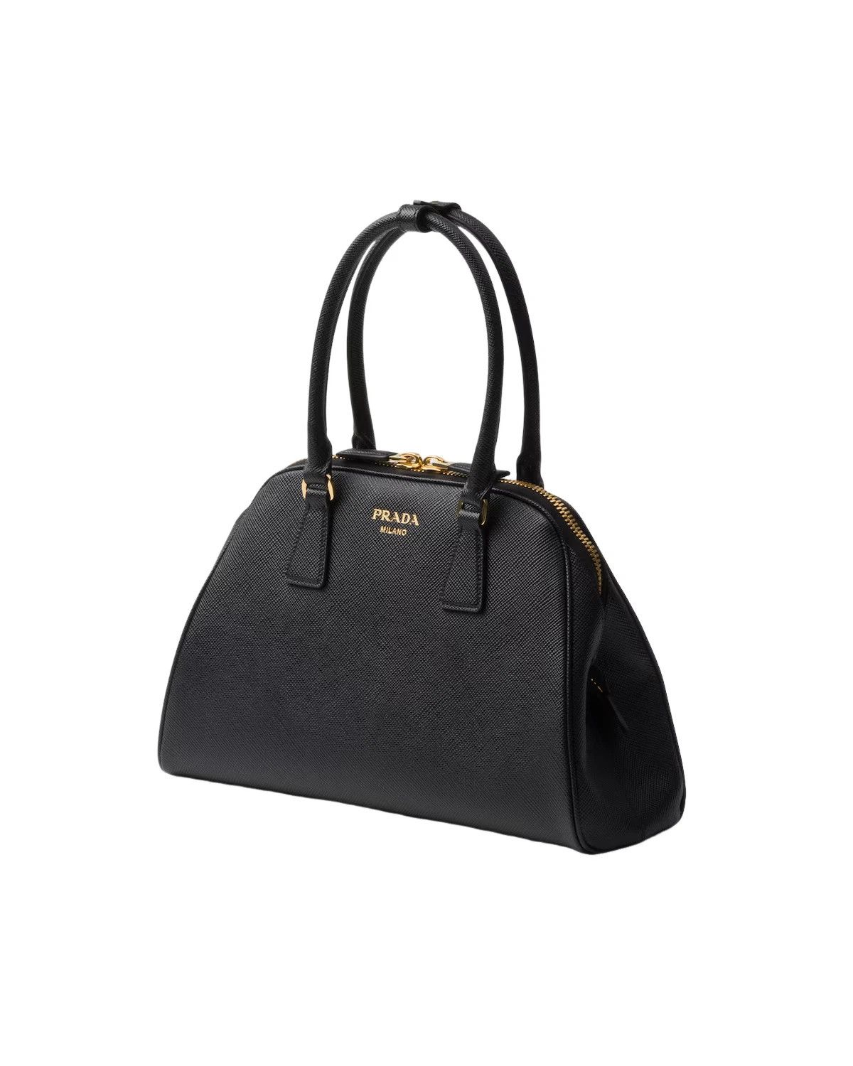 Prada PRADA Medium Black Saffiano Leather Top Handle Bag New Size ONE SIZE - 2 Thumbnail