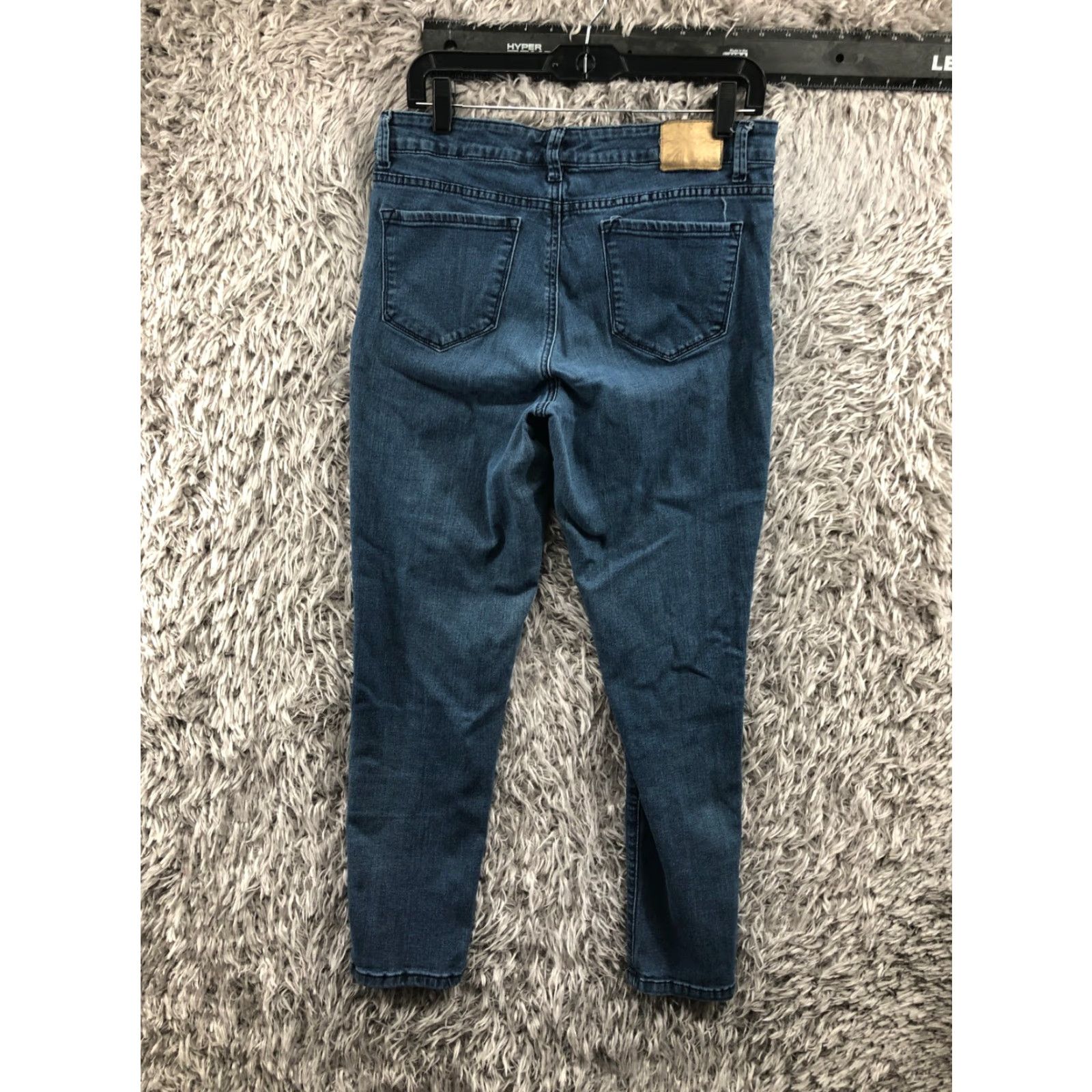 Anne Klein VINTAGE Anne Klein Skinny Jeans - 10 Womens Medium Wash Blue Flaw Size 32" / US 10 / IT 46 - 7 Thumbnail