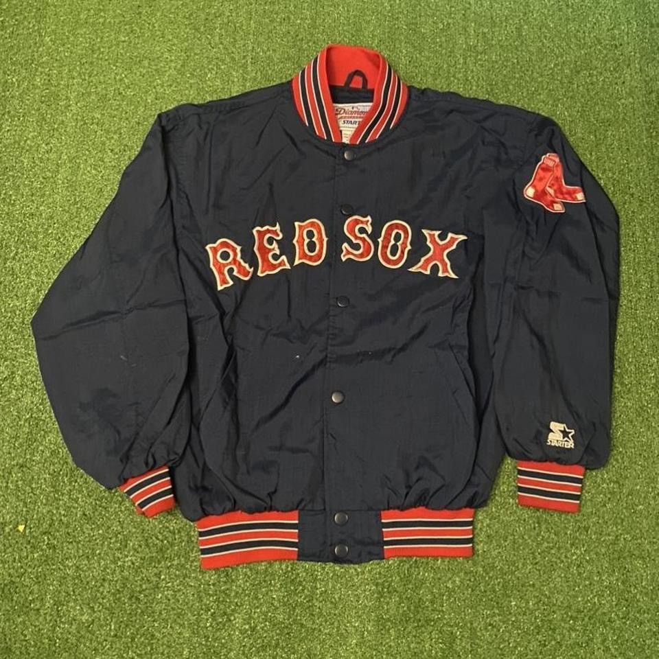 Vintage 90s Boston Red Sox Starter Diamond Collection Jacket