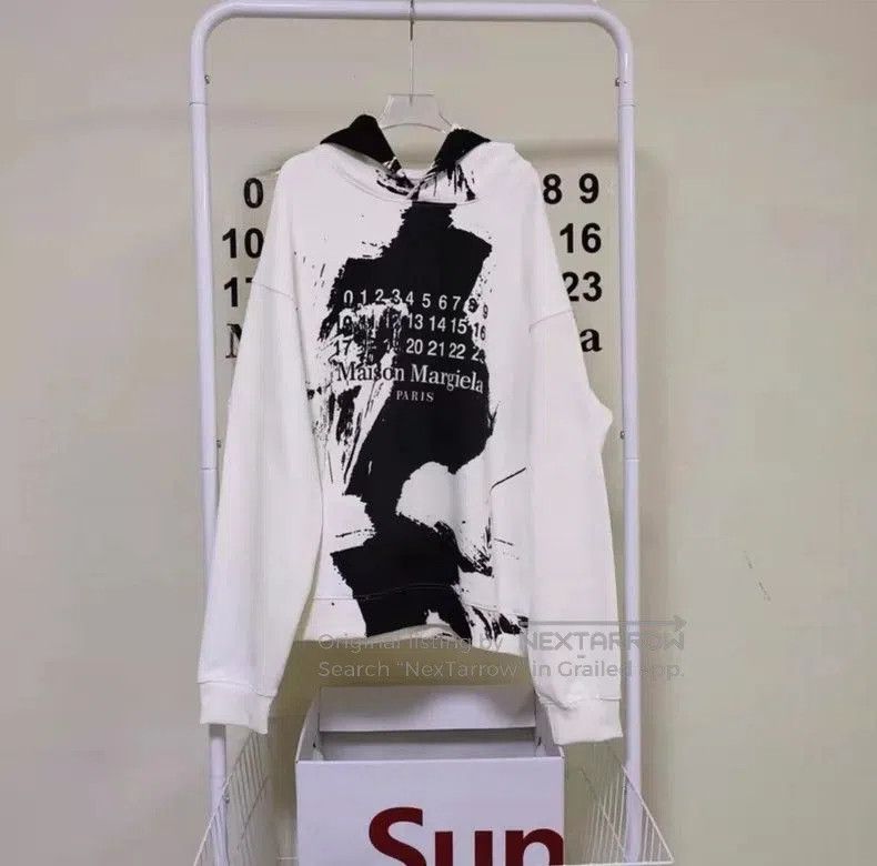 Maison Margiela Maison Margiela Ink Splatter Hoodie . Size US L / EU 52-54 / 3 - 2 Thumbnail