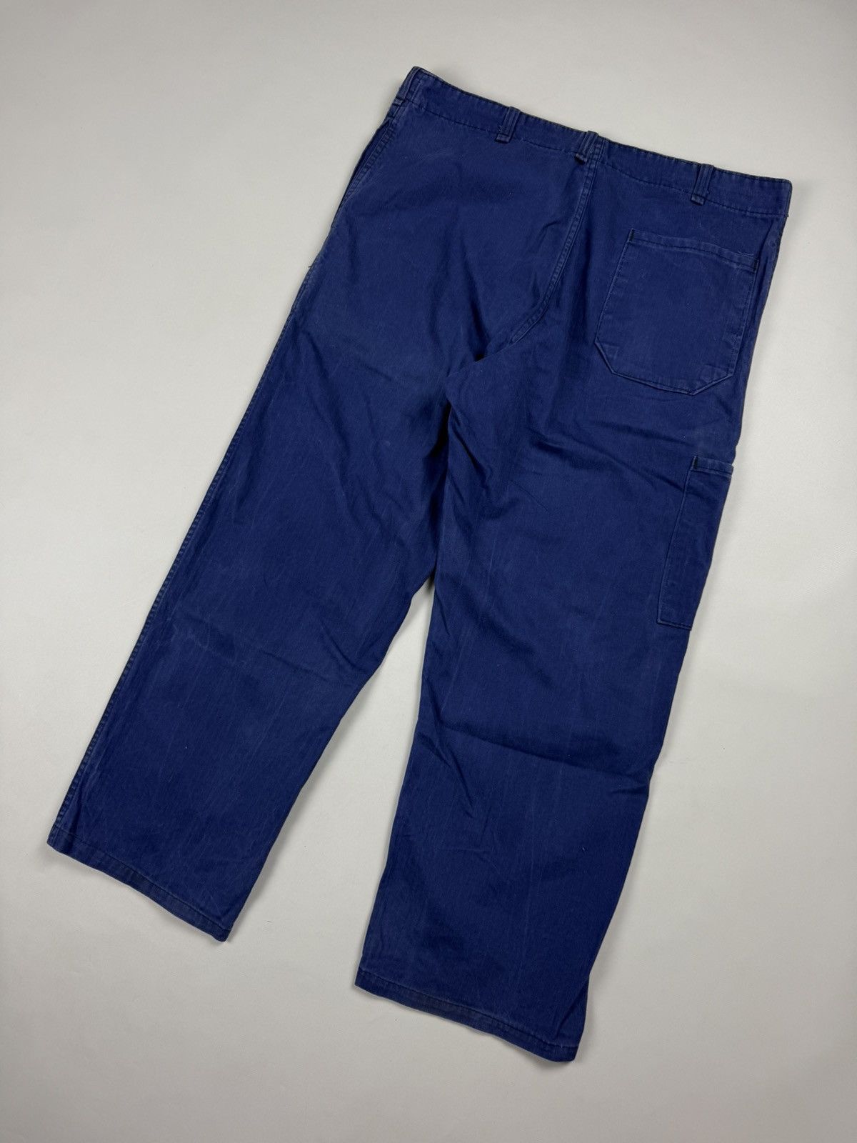 Le Laboureur Vintage French Workwear Carpenter Sanforize Pants Trousers Size US 40 / EU 56 - 19 Thumbnail