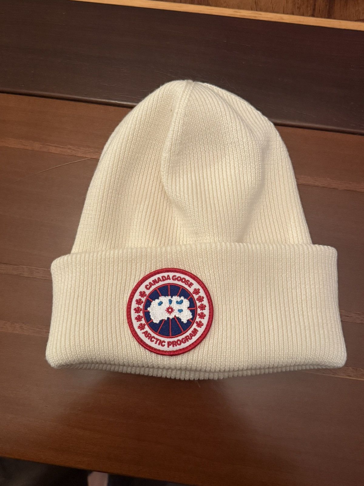 Unisex canada goose beanie in White Men main image 2