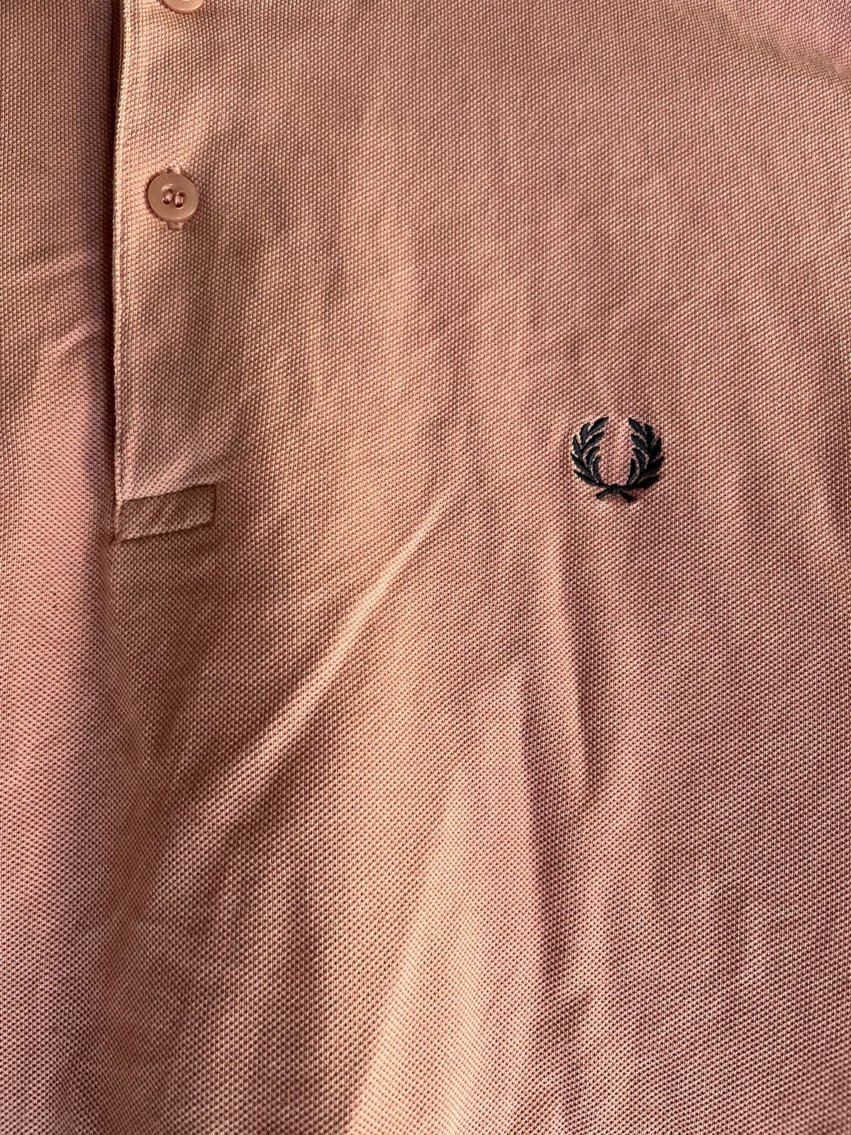 Fred Perry Fred Perry polo pink/blue/green size L (fits medium) Size US M / EU 48-50 / 2 - 3 Thumbnail