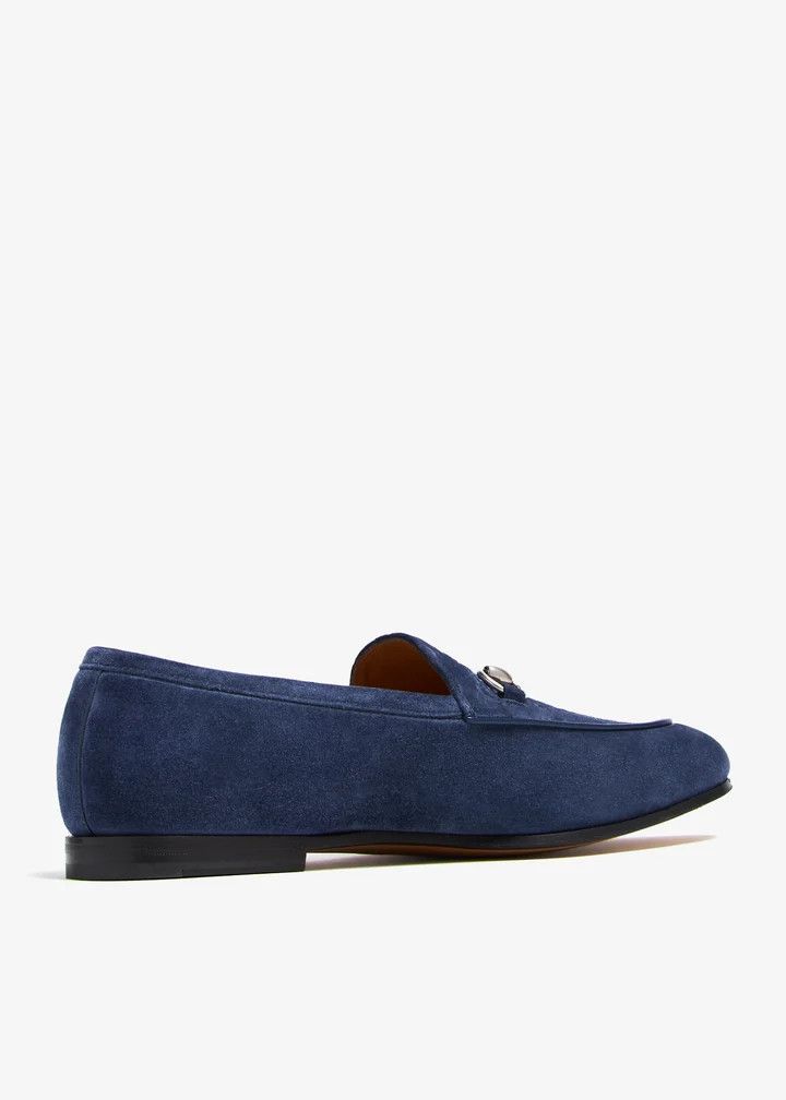 Gucci oc11z0226 Men's Loafer With Horsebit in Blue Size US 14 / EU 47 - 3 Thumbnail