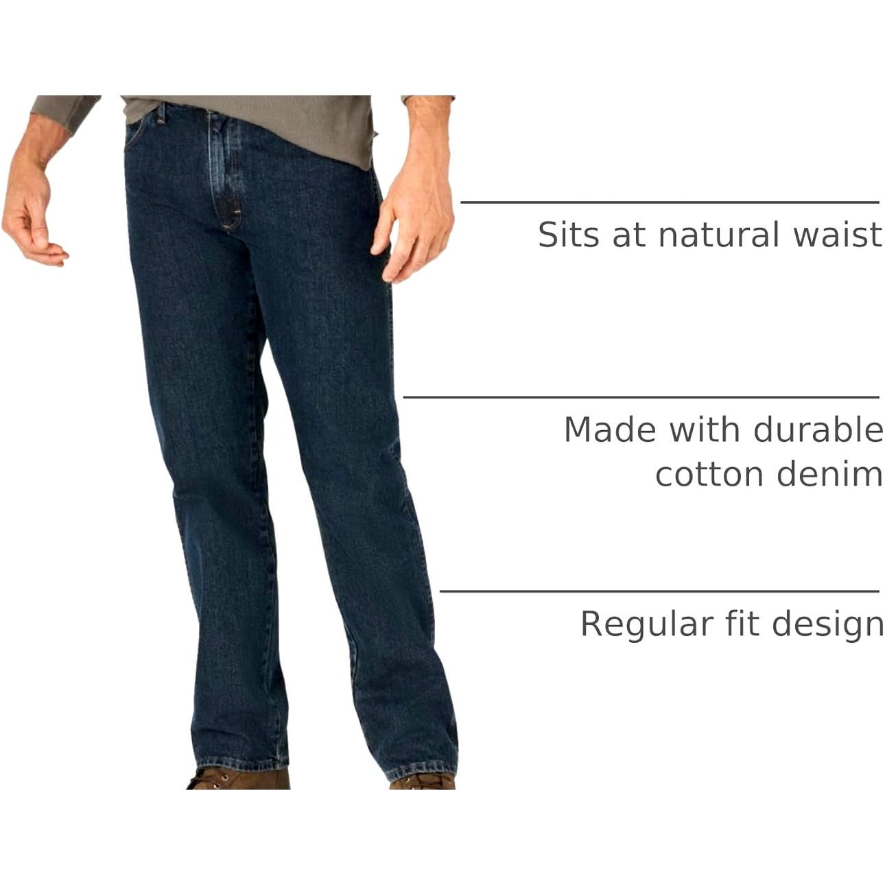 Other Wrangler Authentics Regular Fit Jean Storm Mens 40 x 30 Size US 40 / EU 56 - 5 Thumbnail