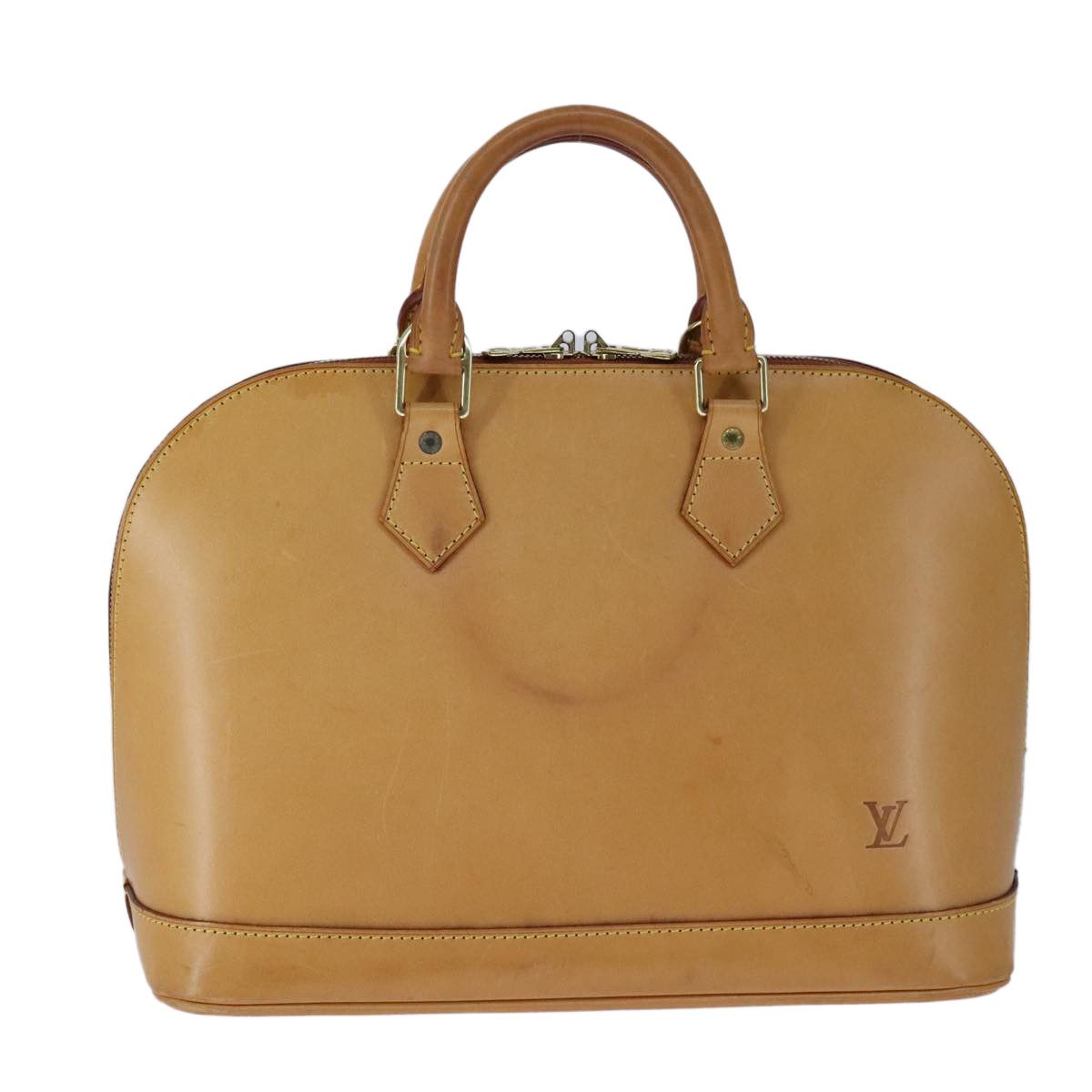 Louis Vuitton Alma Brown Leather Handbag (Pre-Owned) Size ONE SIZE - 1 Thumbnail