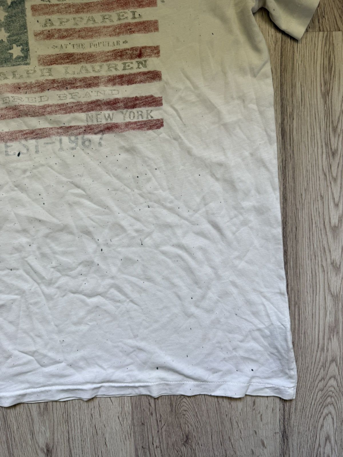 Polo Ralph Lauren Polo Ralph Lauren fabric distressed American Flag logo Size US L / EU 52-54 / 3 - 6 Thumbnail