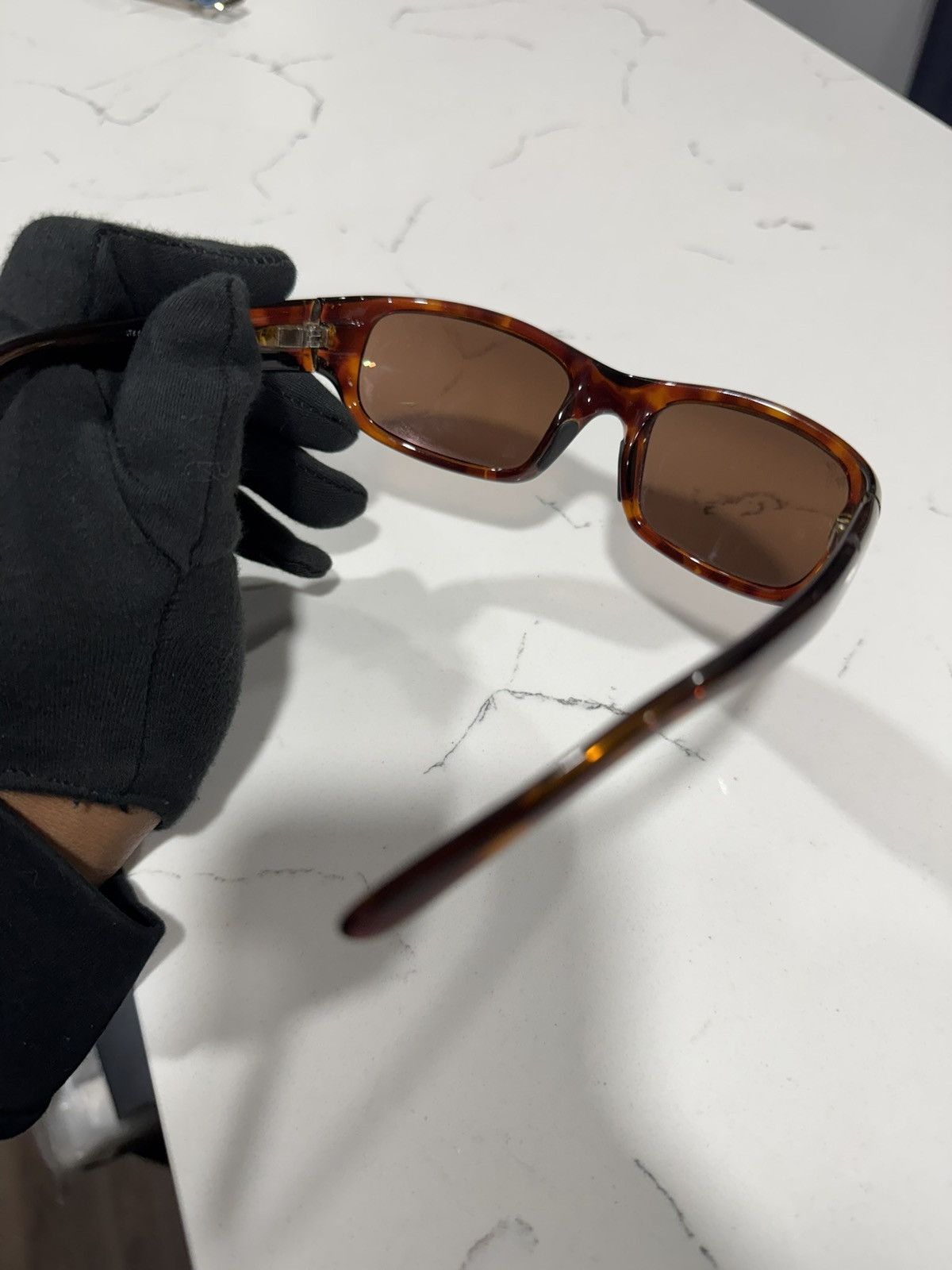 Maui Jim Vintage Maui Jim Stingray MJ-103-10 Y2K Wrap Sunglasses Size ONE SIZE - 17 Thumbnail