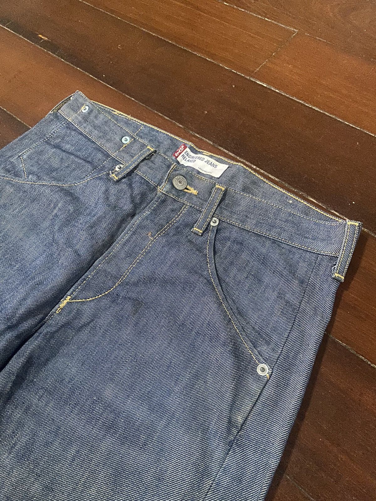 Japanese Brand × Levi's VINTAGE Y2K LEVIS Limited Edition Engineered SILVER Size US 32 / EU 48 - 7 Thumbnail