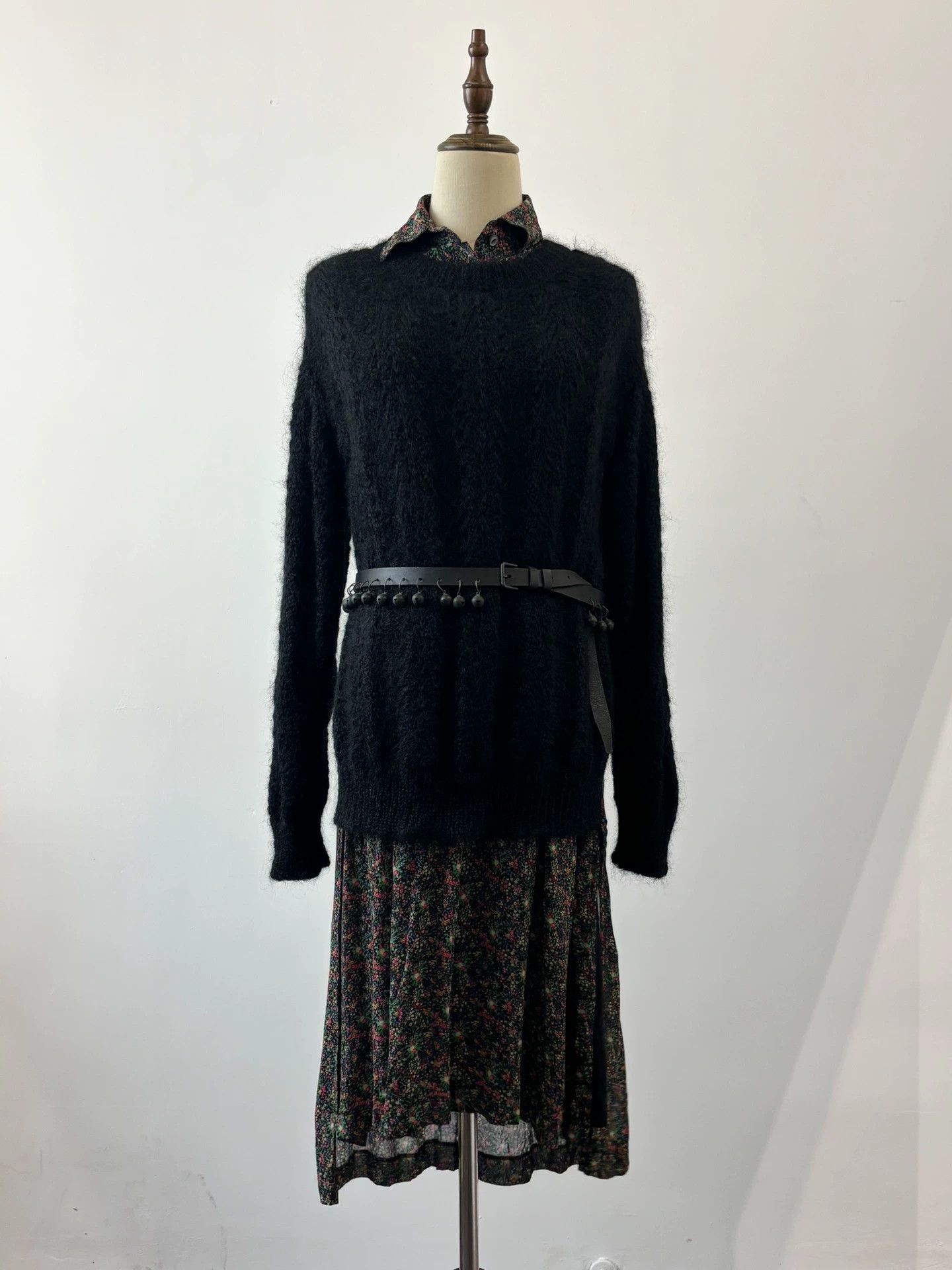 Junya Watanabe Junya Watanabe 2019 A/W 90s Floral Knit Dress Size S / US 4 / IT 40 - 1 Thumbnail