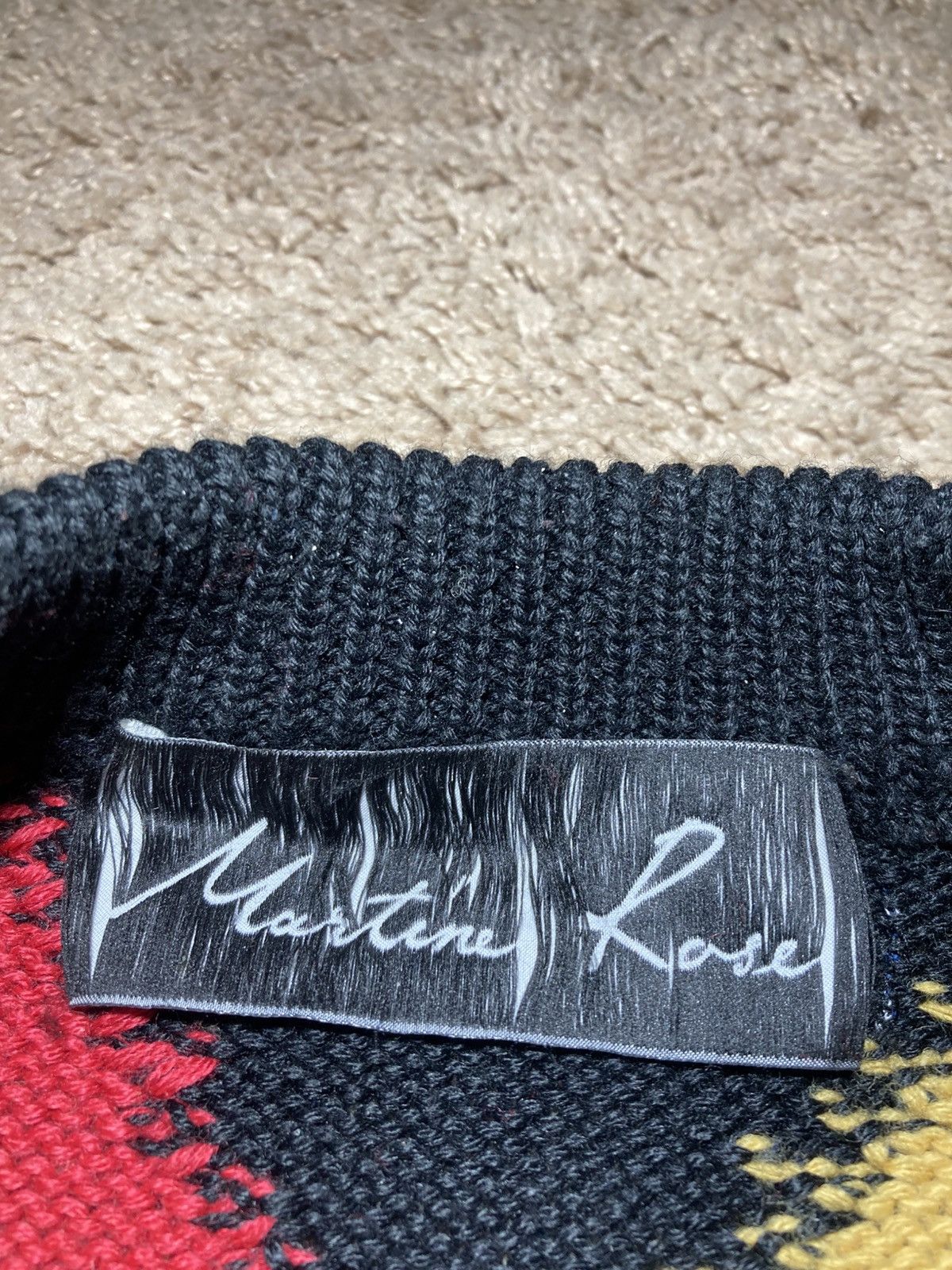 Martine Rose SS19 Martine Rose Harlequin Jumper 2019 Cards Joker Blue Size US M / EU 48-50 / 2 - 4 Thumbnail