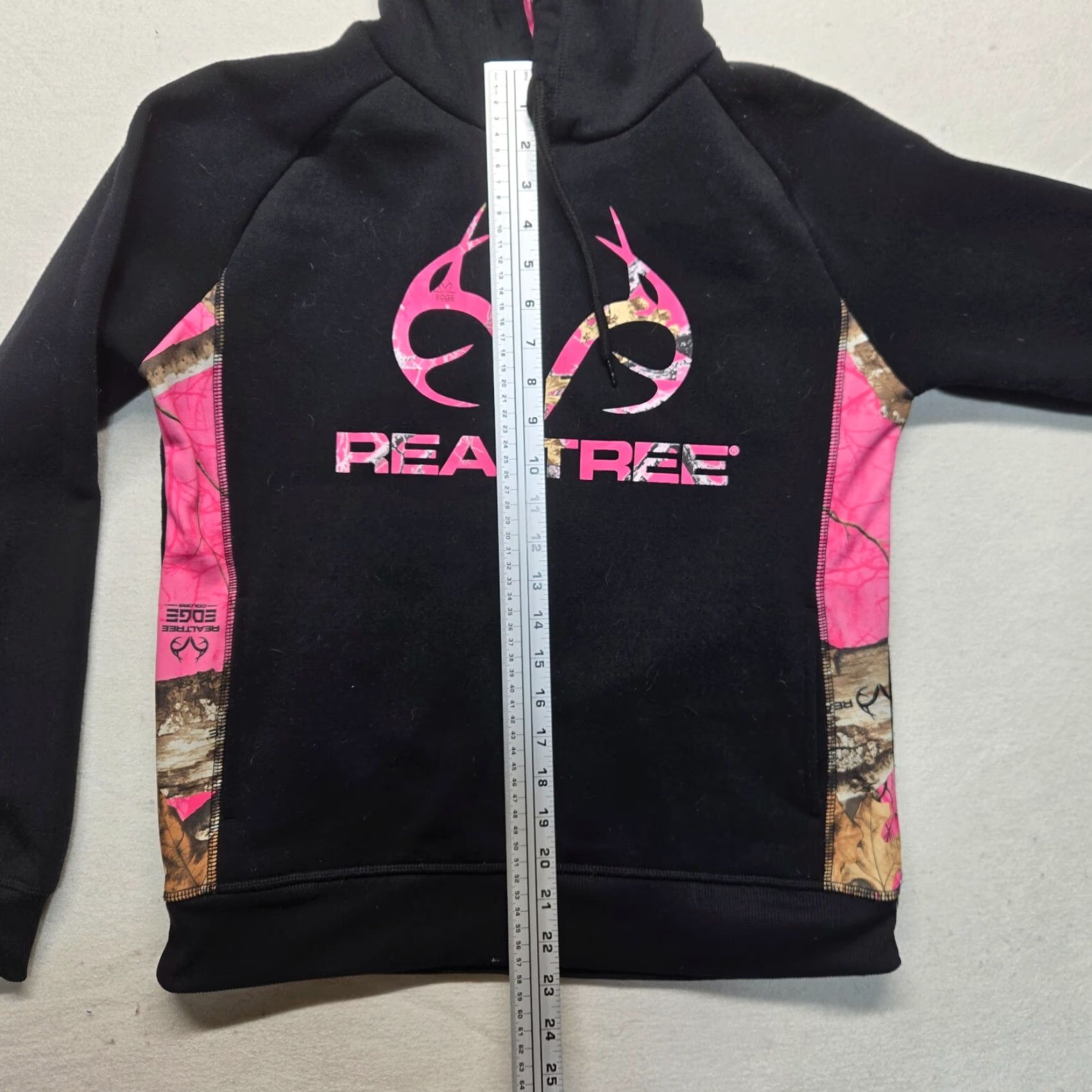 Under Armour Under Armour Hoodie Black Real Tree Pullover Women's M Medium Activewear Hooded Pockets Logo Embroidered Regular Women Clothing Jacket Size M / US 6-8 / IT 42-44 - 6 Thumbnail