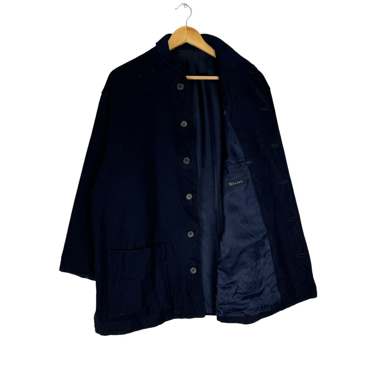 Y's for Men 🌟Y’s FOR MEN OVERSIZE BUTTON WOOL JACKET Size US L / EU 52-54 / 3 - 6 Thumbnail