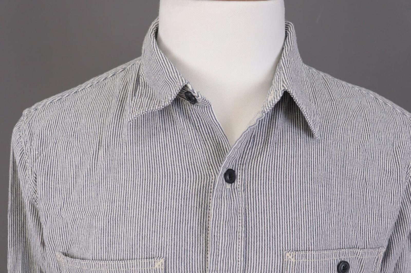 Denim & Supply Ralph Lauren Denim & Supply Ralph Lauren Gray Pockets Shirt Sz L Size US L / EU 52-54 / 3 - 6 Thumbnail