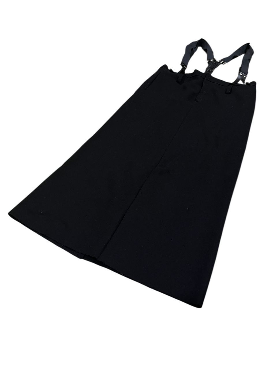 Yohji Yamamoto YOHJI YAMAMOTO WOOL SUSPENDER SKIRT Size 32" / US 10 / IT 46 - 9 Thumbnail