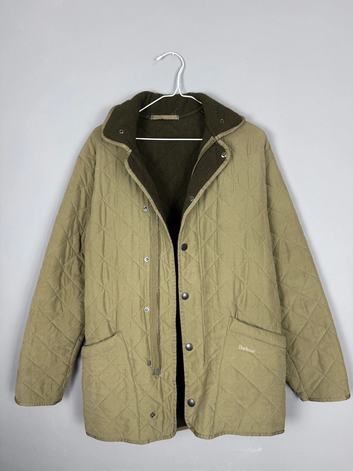 Barbour Barbour Quilted Jacket Microfibre Polarquilt Sand Beige Size US S / EU 44-46 / 1 - 1 Thumbnail