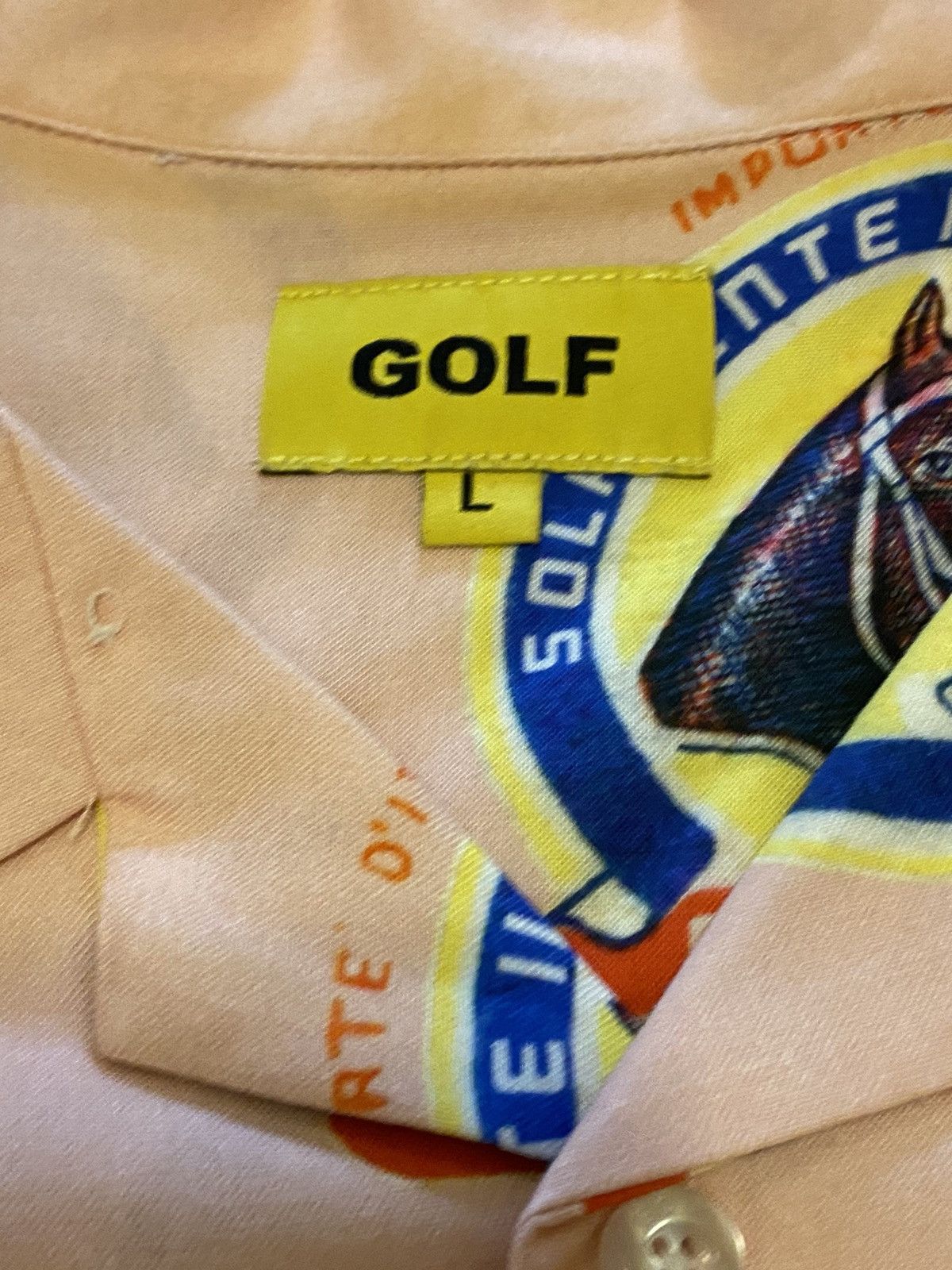 Golf Wang × Tyler The Creator ONLY THE LONELY BUTTON UP FROM GOLFWANG - PINK Size US L / EU 52-54 / 3 - 3 Thumbnail