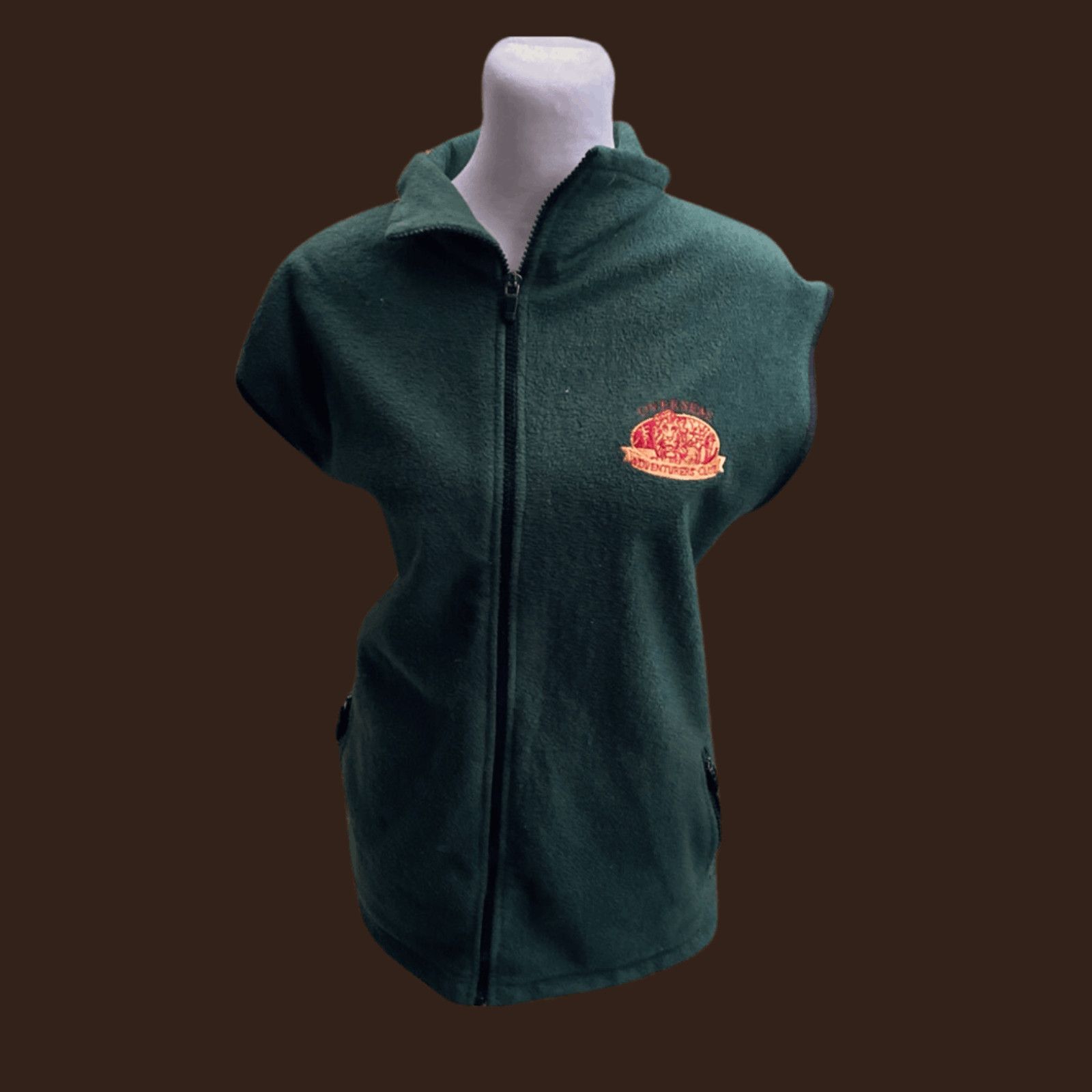 Vintage VTG Fleece Vest | Overseas Green Zip | Trailcore 90s Size US M / EU 48-50 / 2 - 1 Thumbnail