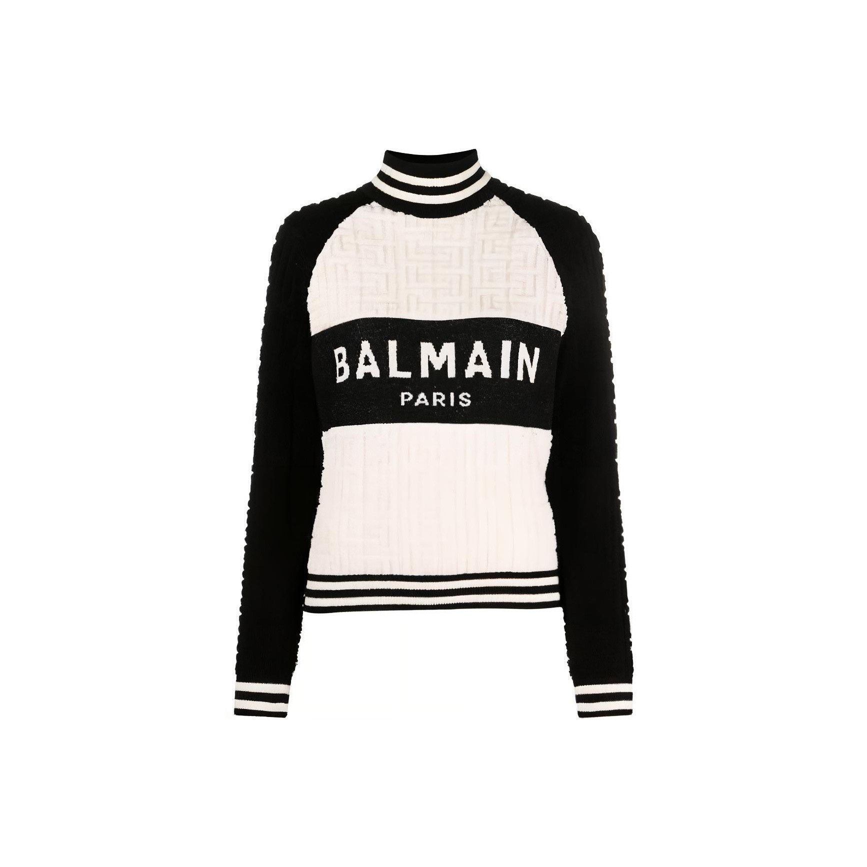 Balmain BALMAIN Logo Stripe Sweater Size 38 Size S / US 4 / IT 40 - 1 Thumbnail