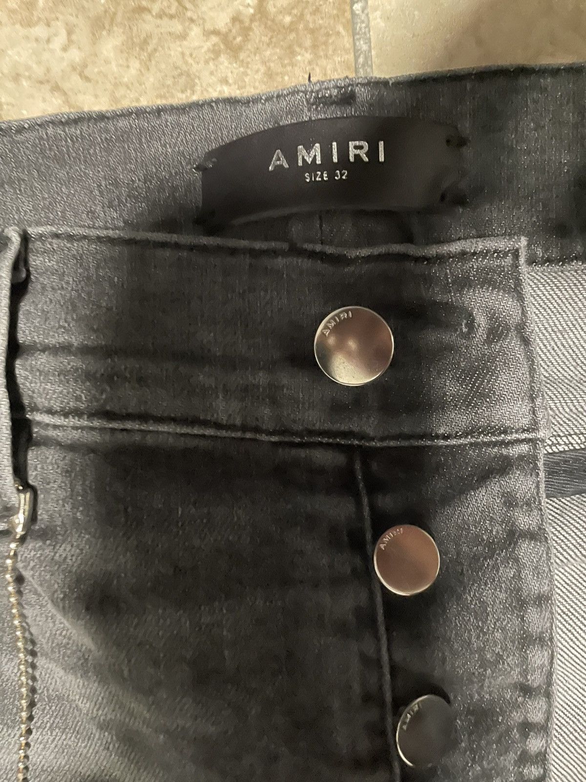 Amiri Amiri/ Bleach Splatter Thrasher Mlnus Size US 32 / EU 48 - 3 Thumbnail