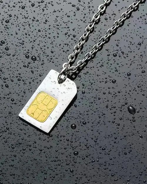 Designer Vintage chip silver pendant Size ONE SIZE - 1 Thumbnail