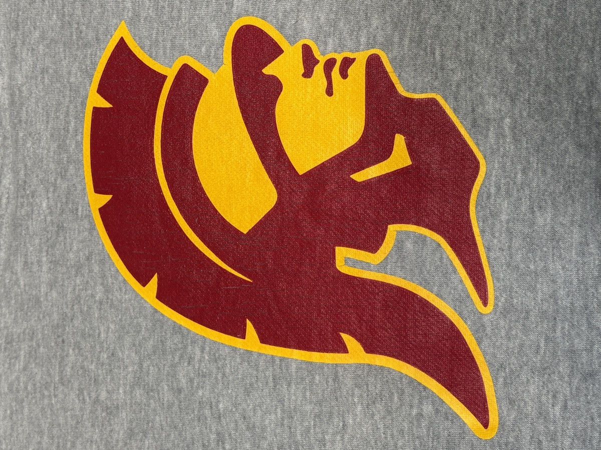 NCAA Vintage 2000s USC Trojans College Grey Hoodie Sz L 0658 Size US L / EU 52-54 / 3 - 4 Thumbnail