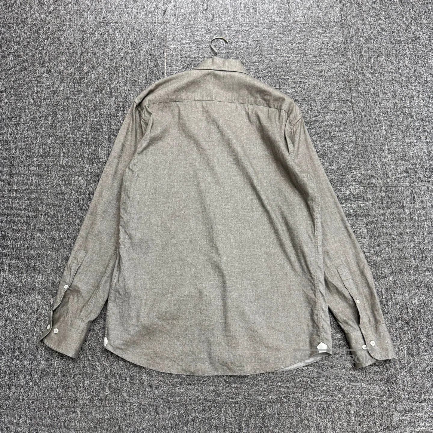 Loro Piana Gray Long Sleeve Button-Up Shirt Size M. Size US M / EU 48-50 / 2 - 5 Thumbnail