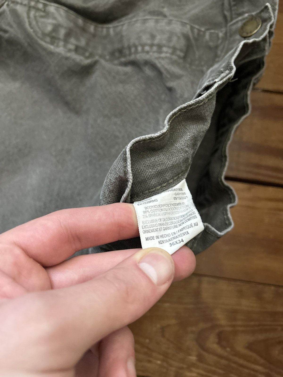 Dickies × Vintage Vintage Dickies Green Faded Carpenter Pants Size US 36 / EU 52 - 3 Thumbnail