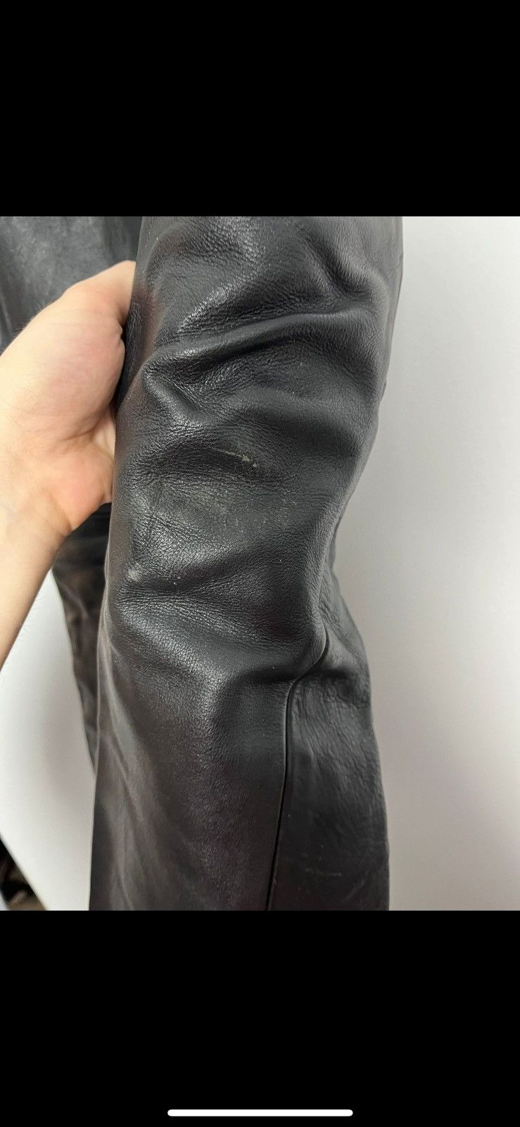 Leather Vintage leather pants motorcycle y2k Size US 28 / EU 44 - 24 Thumbnail