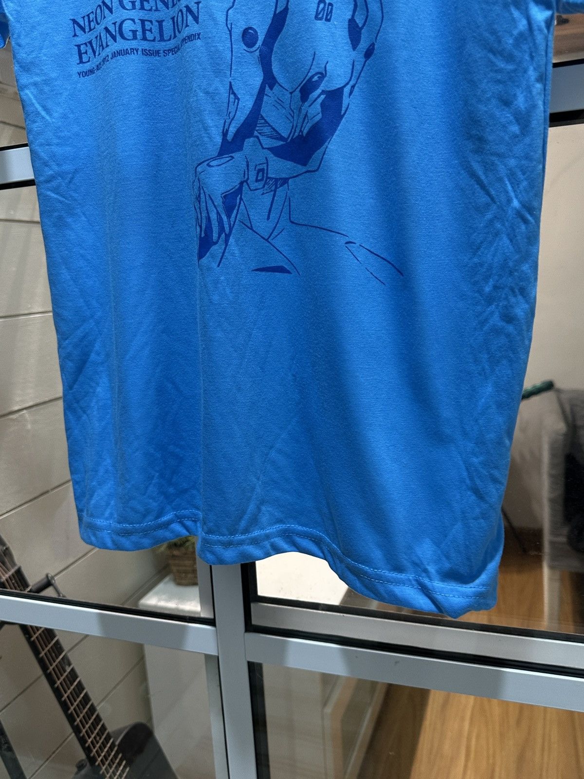 Anime 2012 Young Ace Rei Ayanami Evangelion Anime Tshirt Size US M / EU 48-50 / 2 - 8 Thumbnail