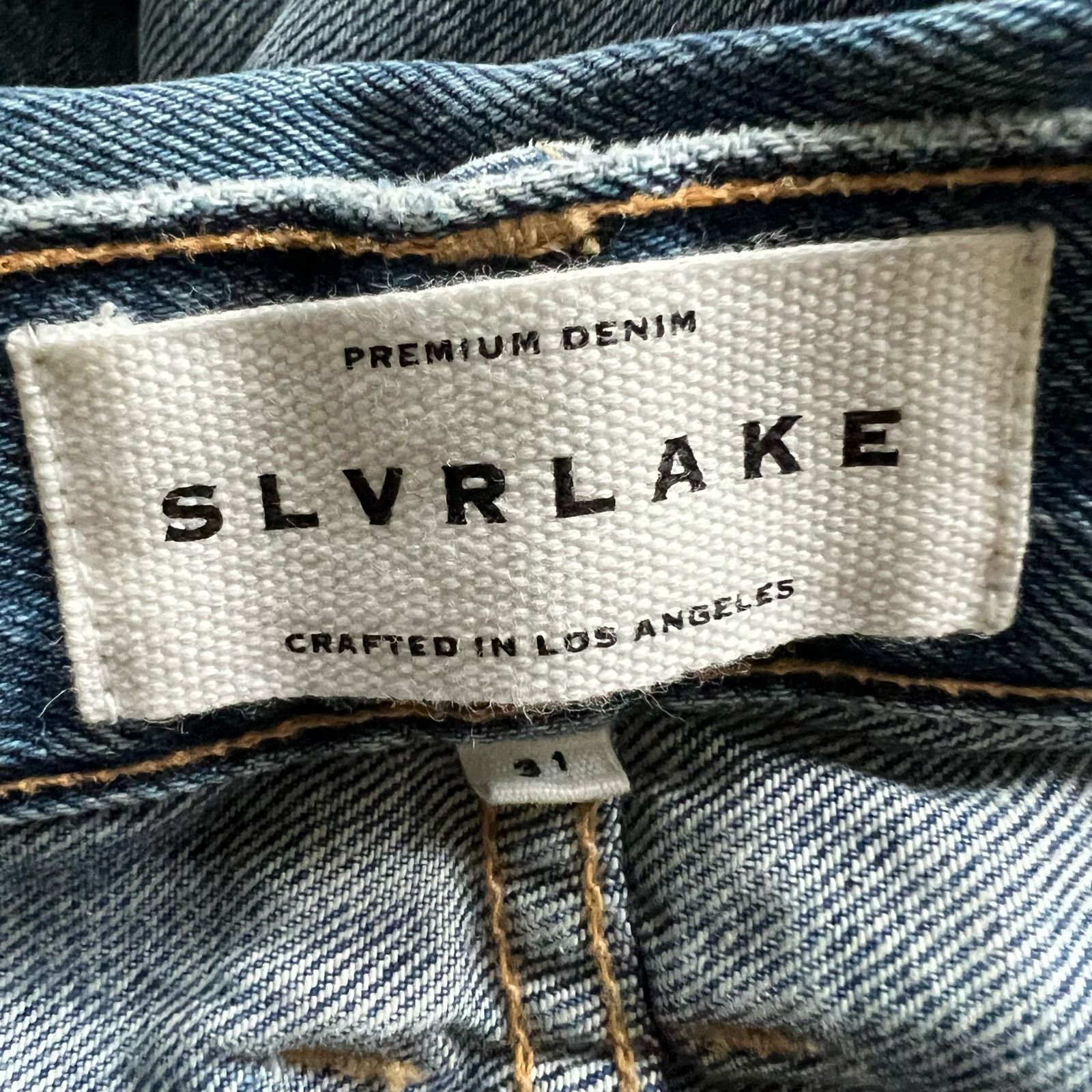 SLVRLAKE SLVRLAKE Distressed Roxy Jeans - After The Storm Size 31 Size 31" - 14 Thumbnail