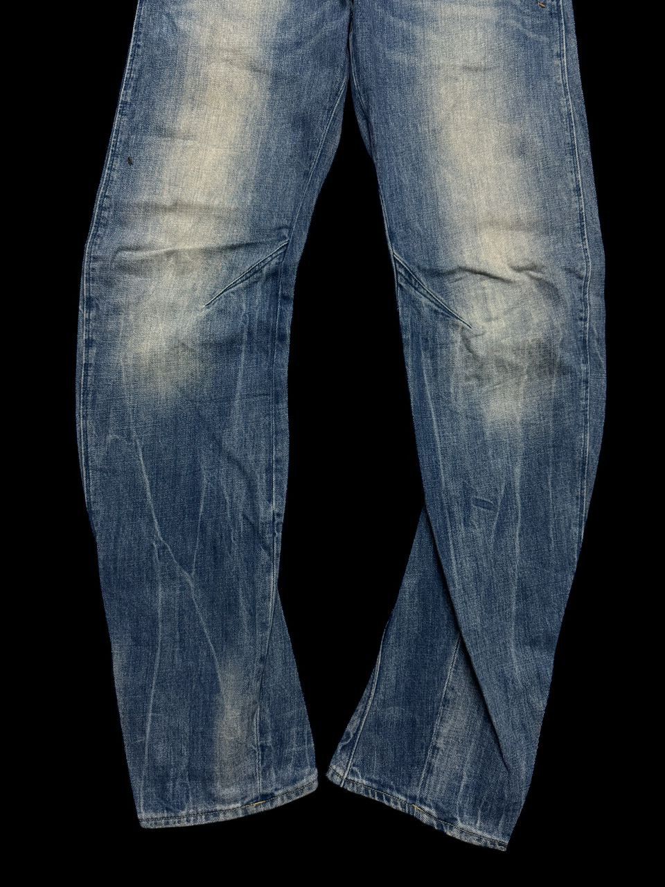 Tornado Mart G star Raw Punk Jeans Banana Insane Faded Style Size US 29 - 8 Thumbnail