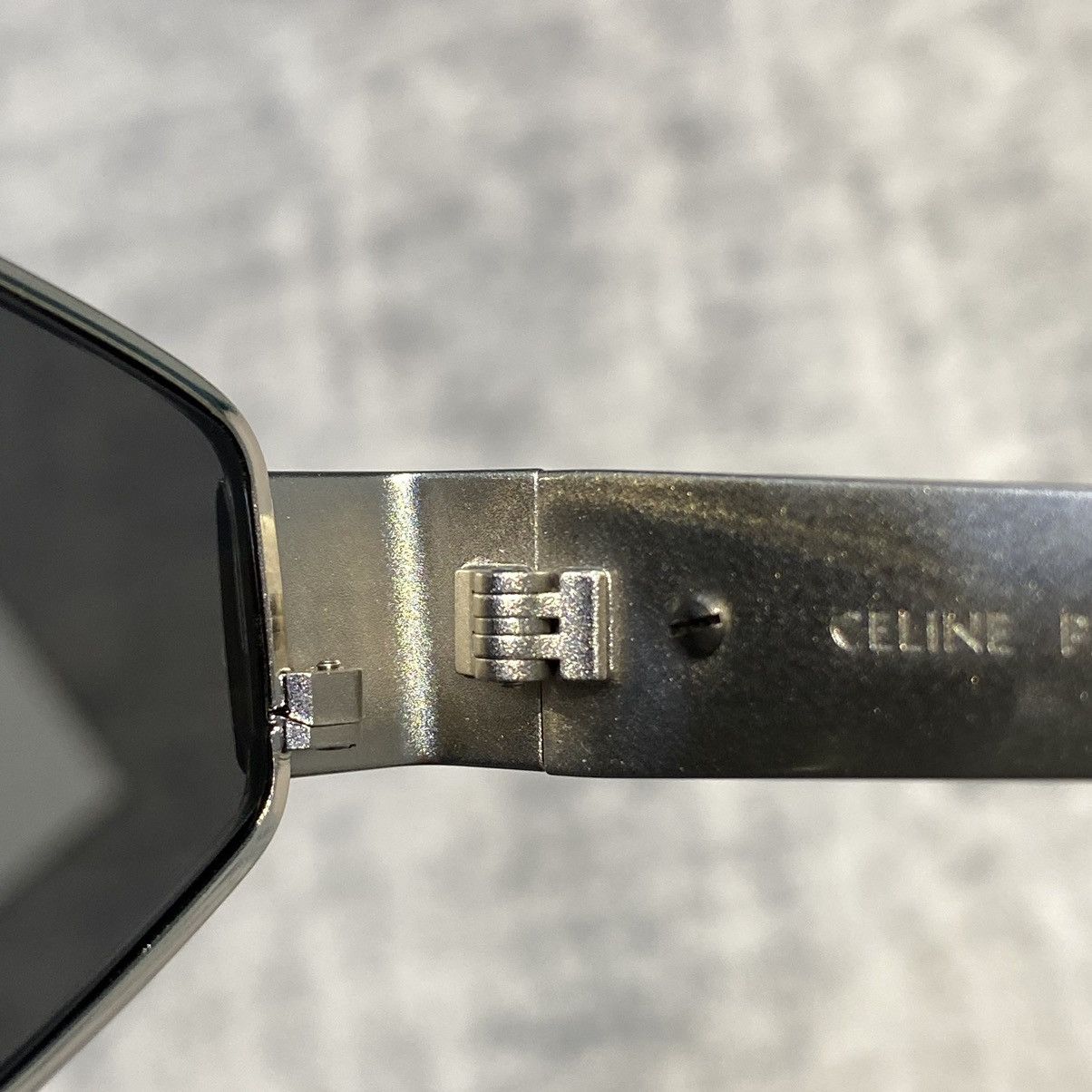 Celine CELINE Triomphe 01 Oval Sunglasses SILVER Size ONE SIZE - 4 Thumbnail