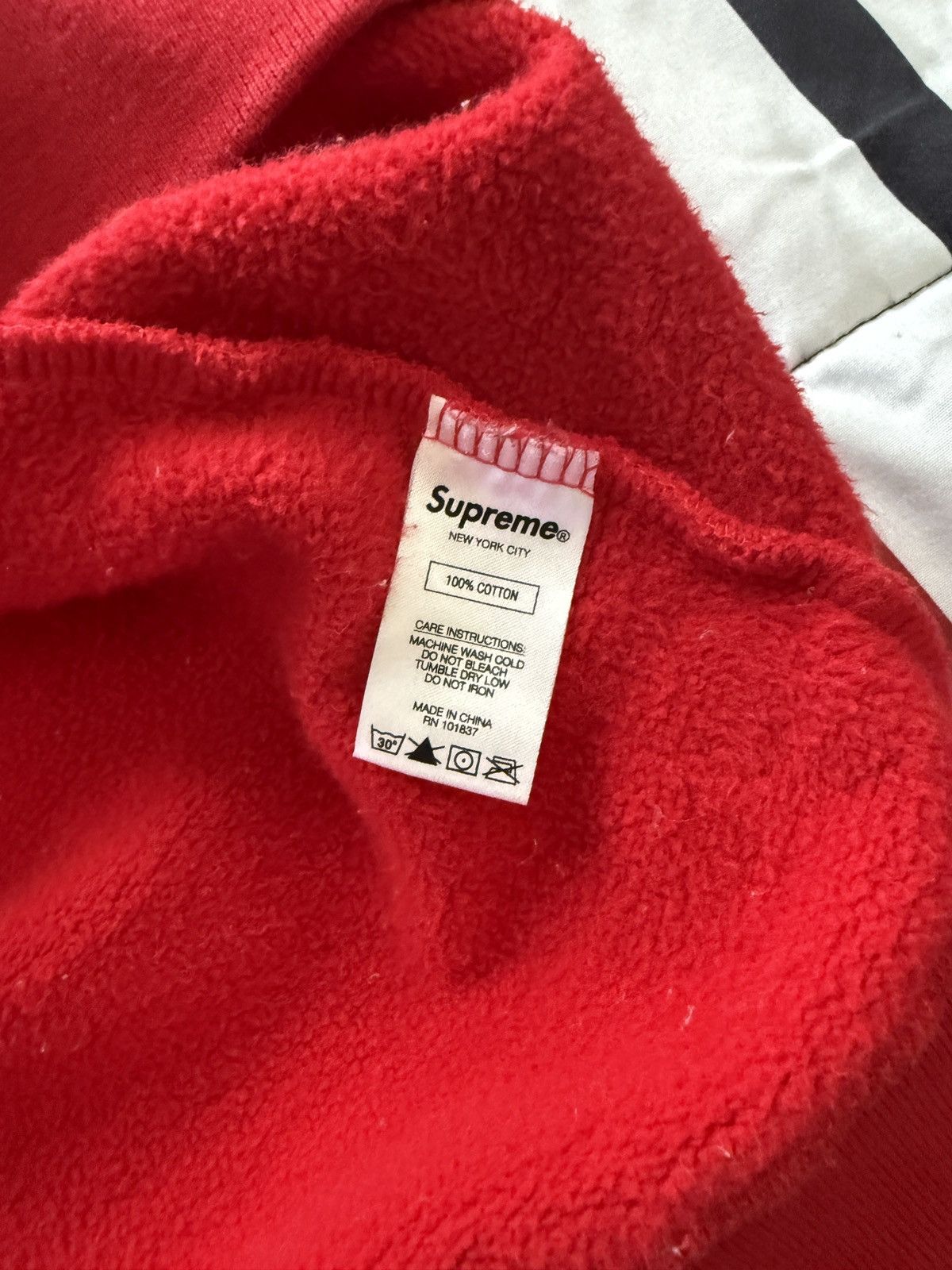 Supreme Supreme Stripe Hoodie F/W 18 Size US M / EU 48-50 / 2 - 3 Thumbnail