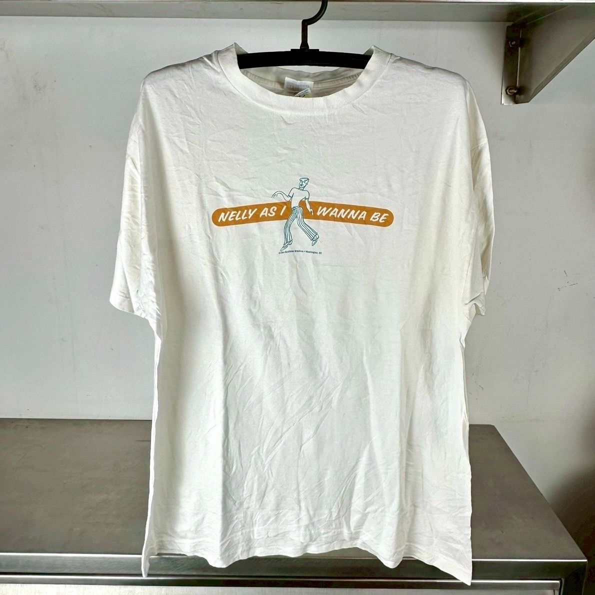 Vintage ​​​​​​Vintage 90s Nelly As I wanna Be Graphic T-shirt Size US XL / EU 56 / 4 - 1 Thumbnail