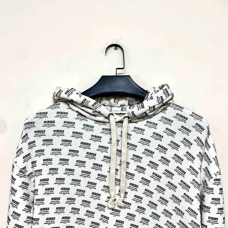 Gucci Gucci Full-print hooded sweatshirt 2501-Nextarrow Size US M / EU 48-50 / 2 - 4 Thumbnail